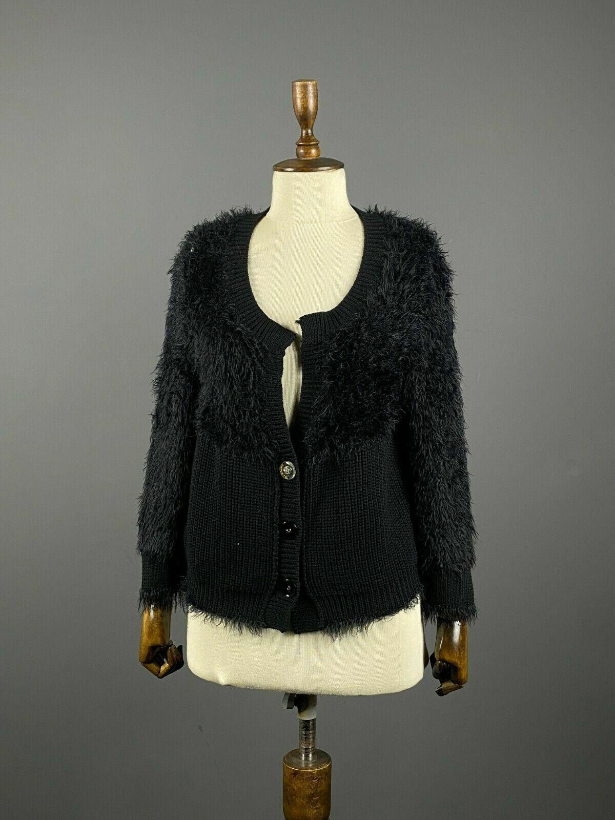 Designer Elisa Cavaletti Blue Sono Italiano Black Sweater Size S / 1 Size S / US 4 / IT 40 - 1 Thumbnail