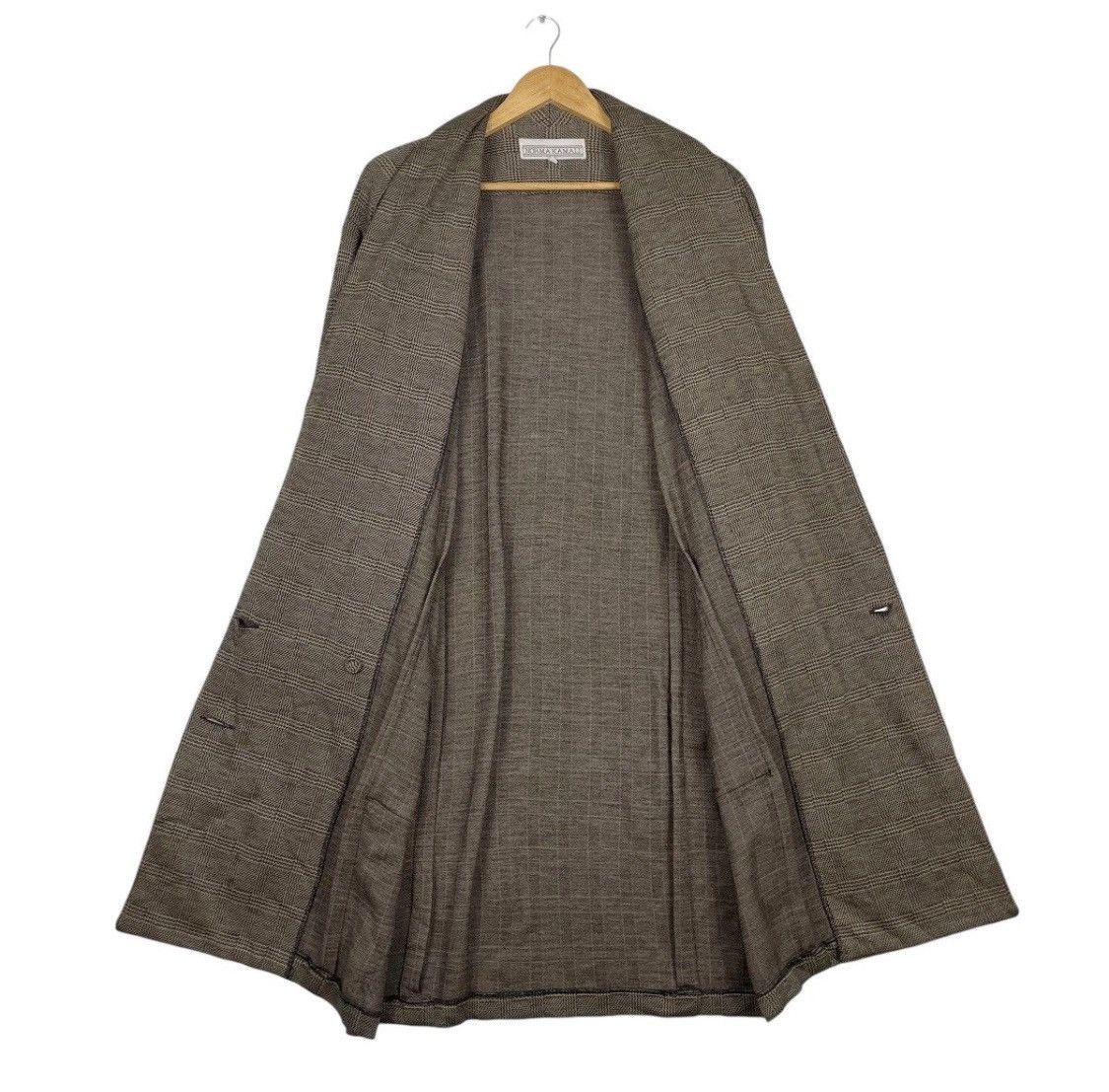 Norma Kamali × Vintage 💥VTG NORMA KAMALI CLASSIC LONGCOAT Size L / US 10 / IT 46 - 12 Thumbnail