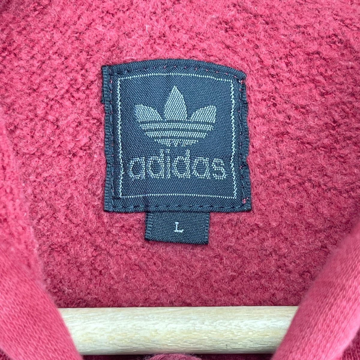 Adidas × Vintage Vintage Adidas Big Logo Pullover Hoodie Size US M / EU 48-50 / 2 - 9 Thumbnail