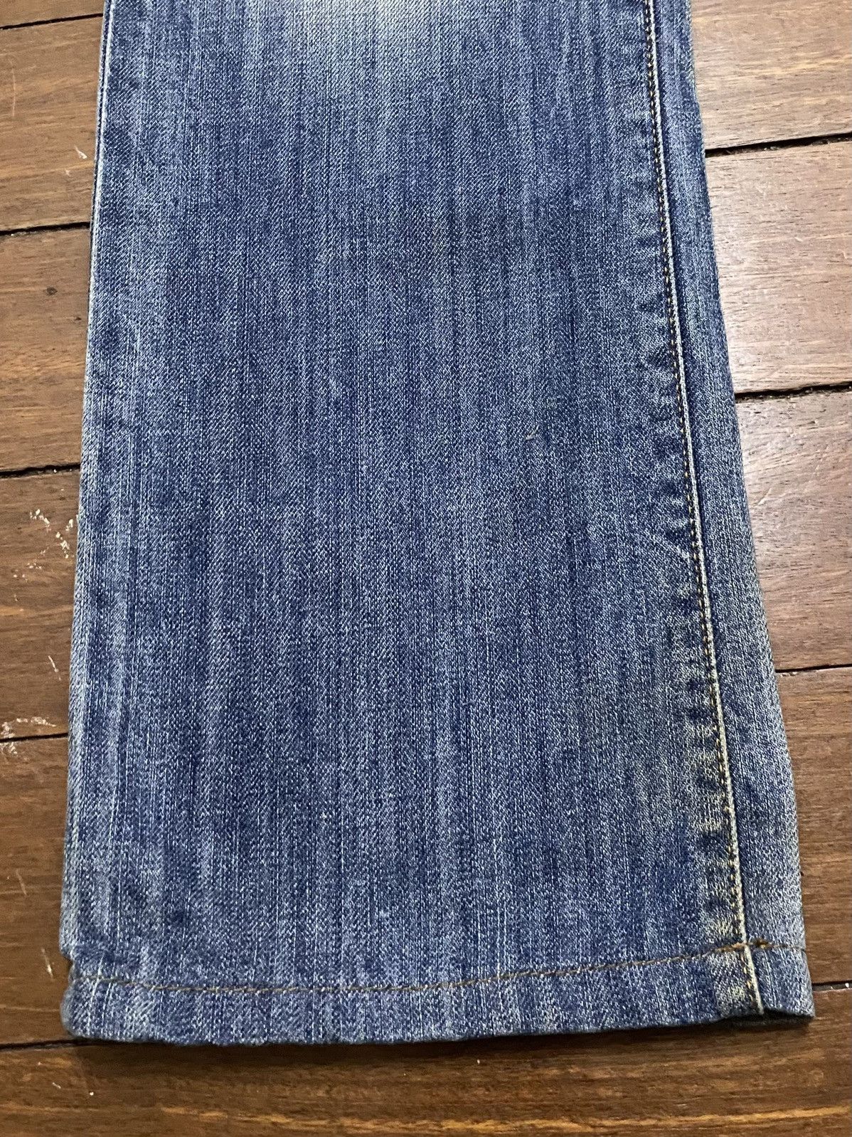 John Galliano Rare Design Vintage Brand John Galliano Flared Jeans 2000s Size US 28 / EU 44 - 5 Thumbnail