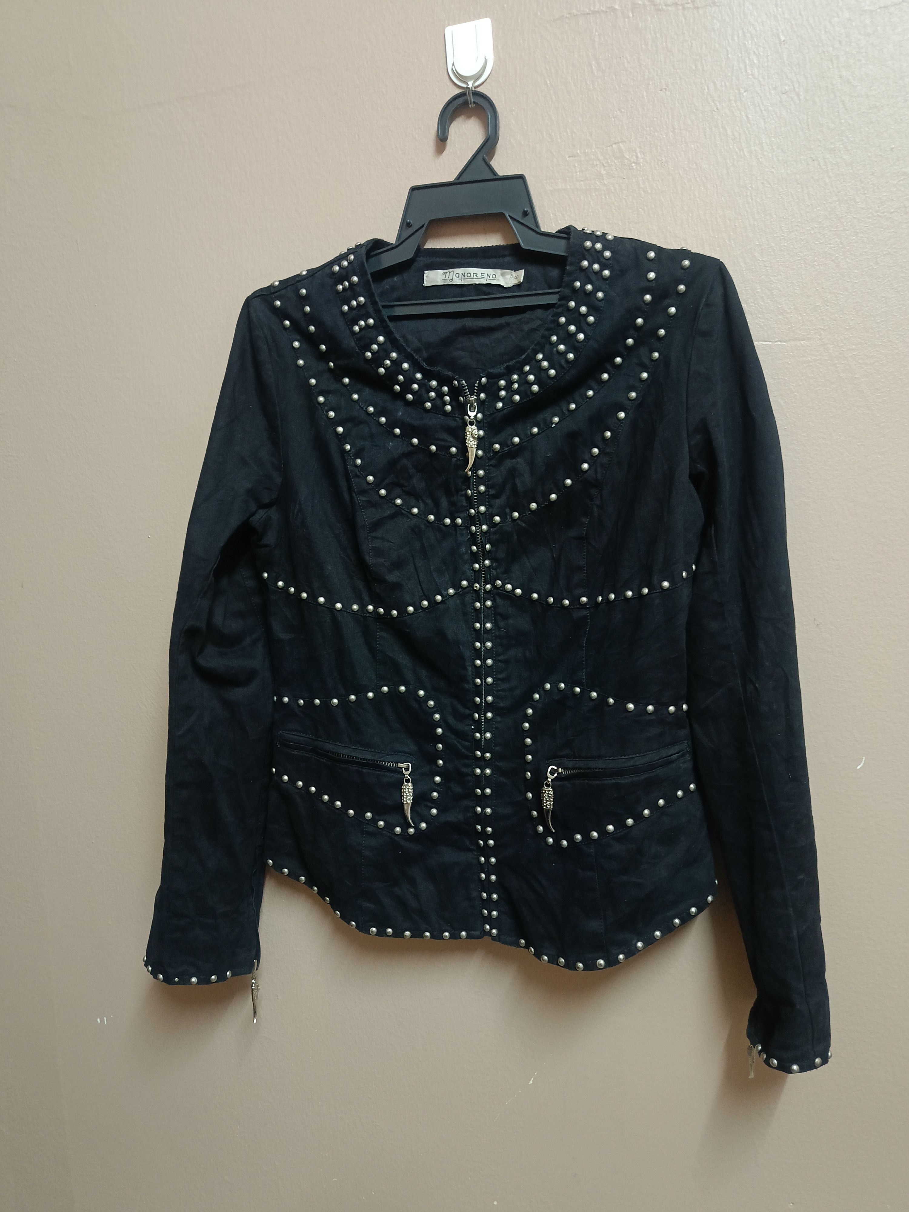 Japanese Brand × KMRii × Le Grande Bleu (L.G.B.) Punk Studded Monoreno Jacket Size US S / EU 44-46 / 1 - 3 Thumbnail