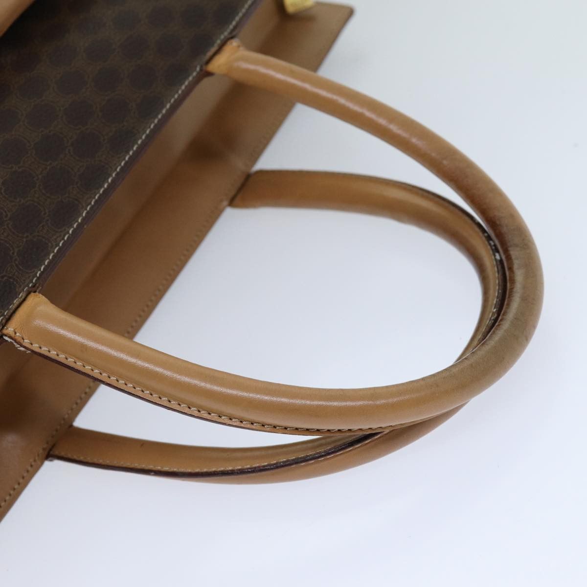 Celine CELINE Macadam Canvas Tote Bag Pvc Brown Size ONE SIZE - 7 Thumbnail