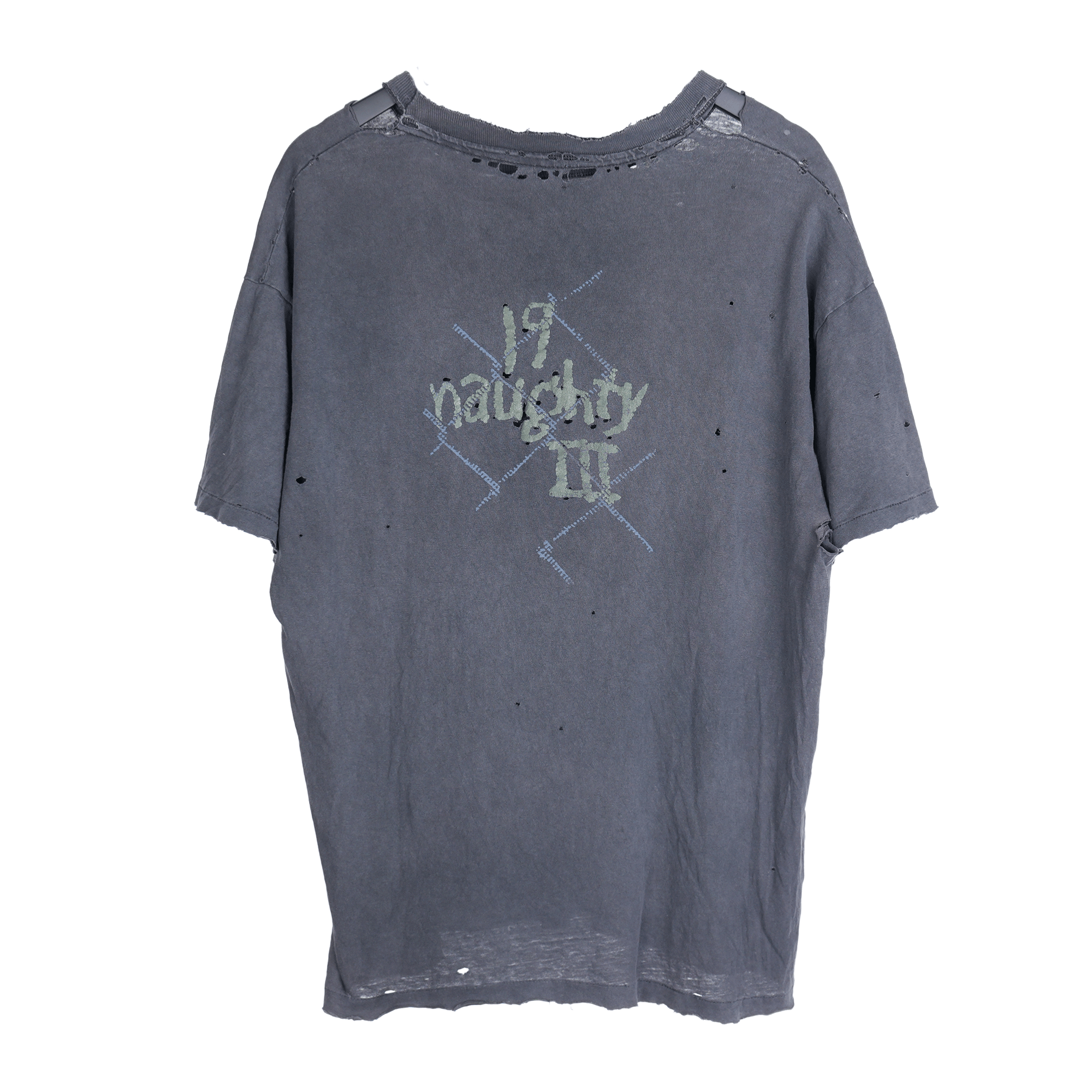 Vintage VINTAGE THRASHED NAUGHTY BY NATURE TEE Size US L / EU 52-54 / 3 - 2 Thumbnail
