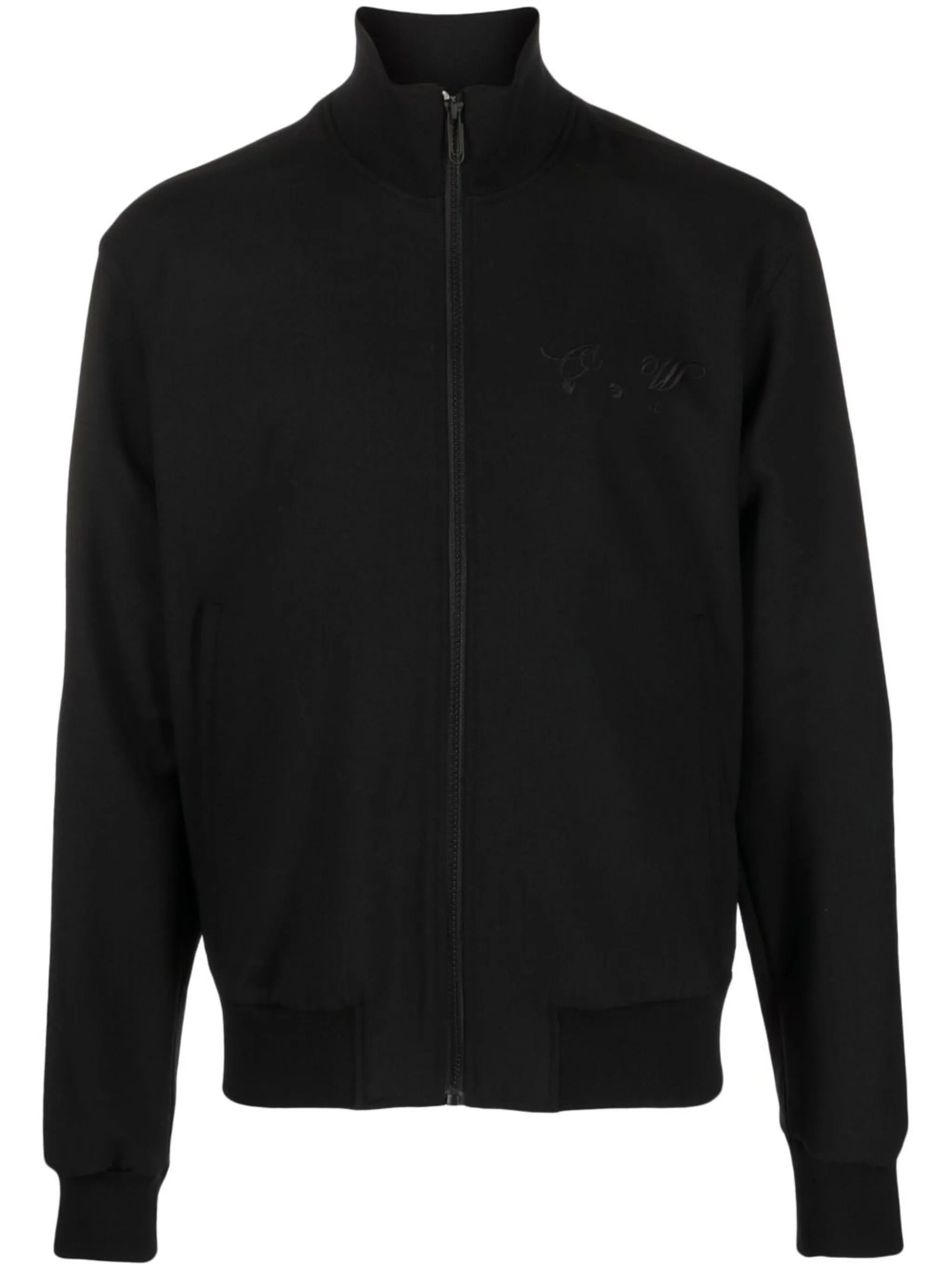 Off-White o1y0225 Logo Bomber Jacket in Black Size US M / EU 48-50 / 2 - 1 Thumbnail