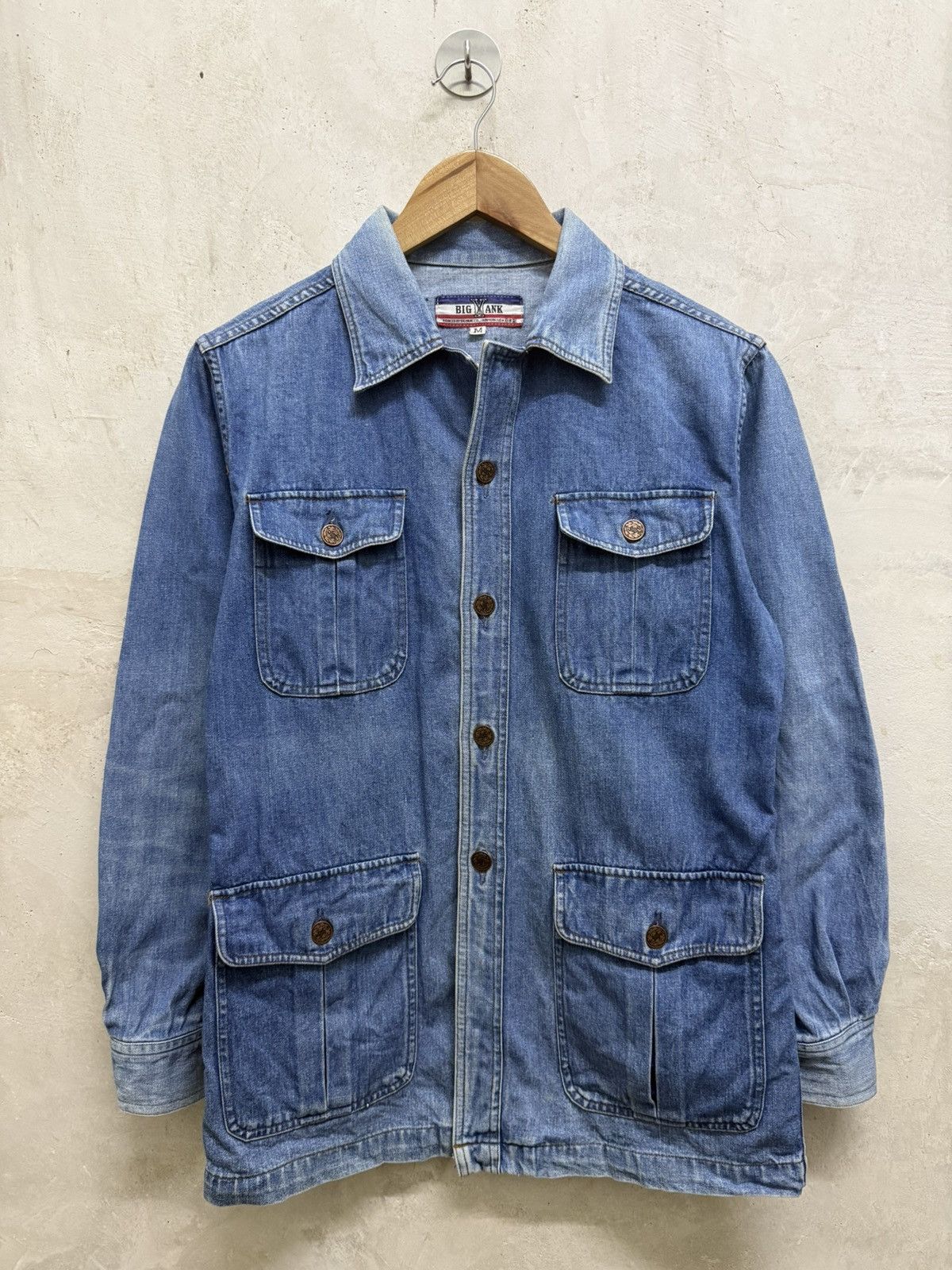 Vintage Big Yank Blue Denim Jean Trucker Jacket