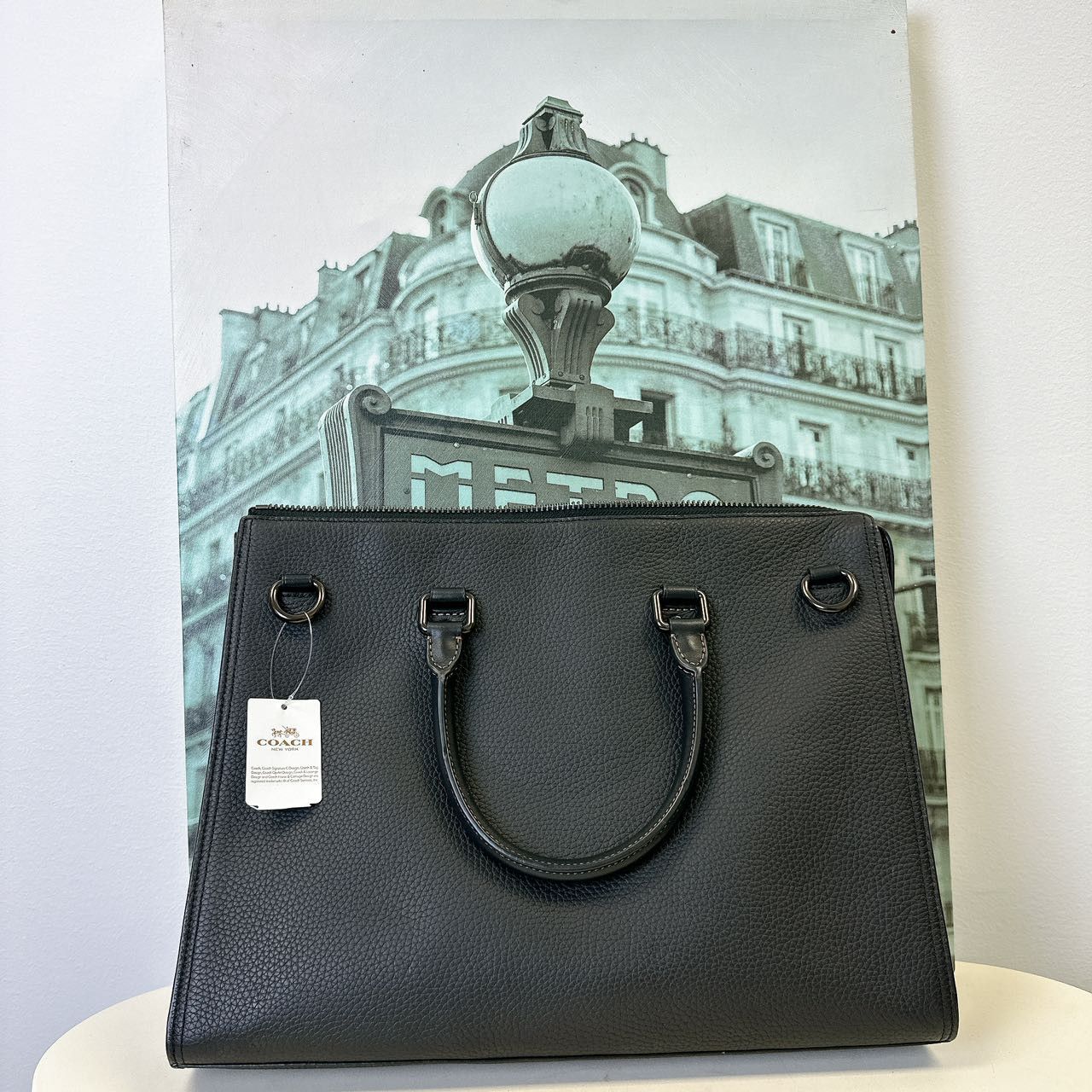 Coach Coach CO243 Gotham Folio Bag IN Black Size ONE SIZE - 4 Thumbnail