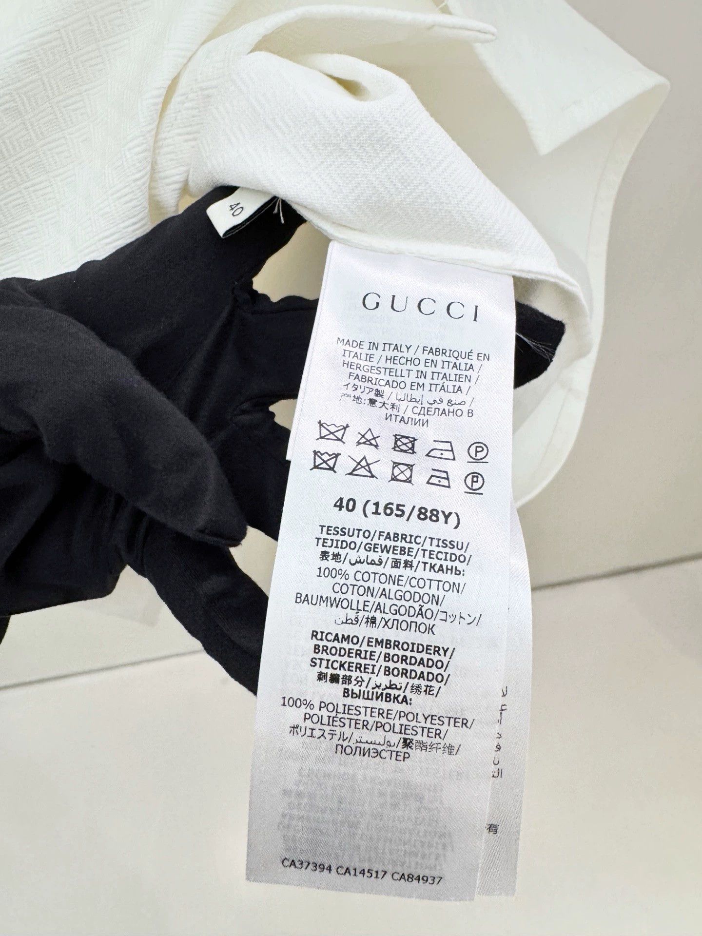 Gucci Gucci White Lapel Bow Young Shirt 40 Stained Used Size S / US 4 / IT 40 - 4 Thumbnail