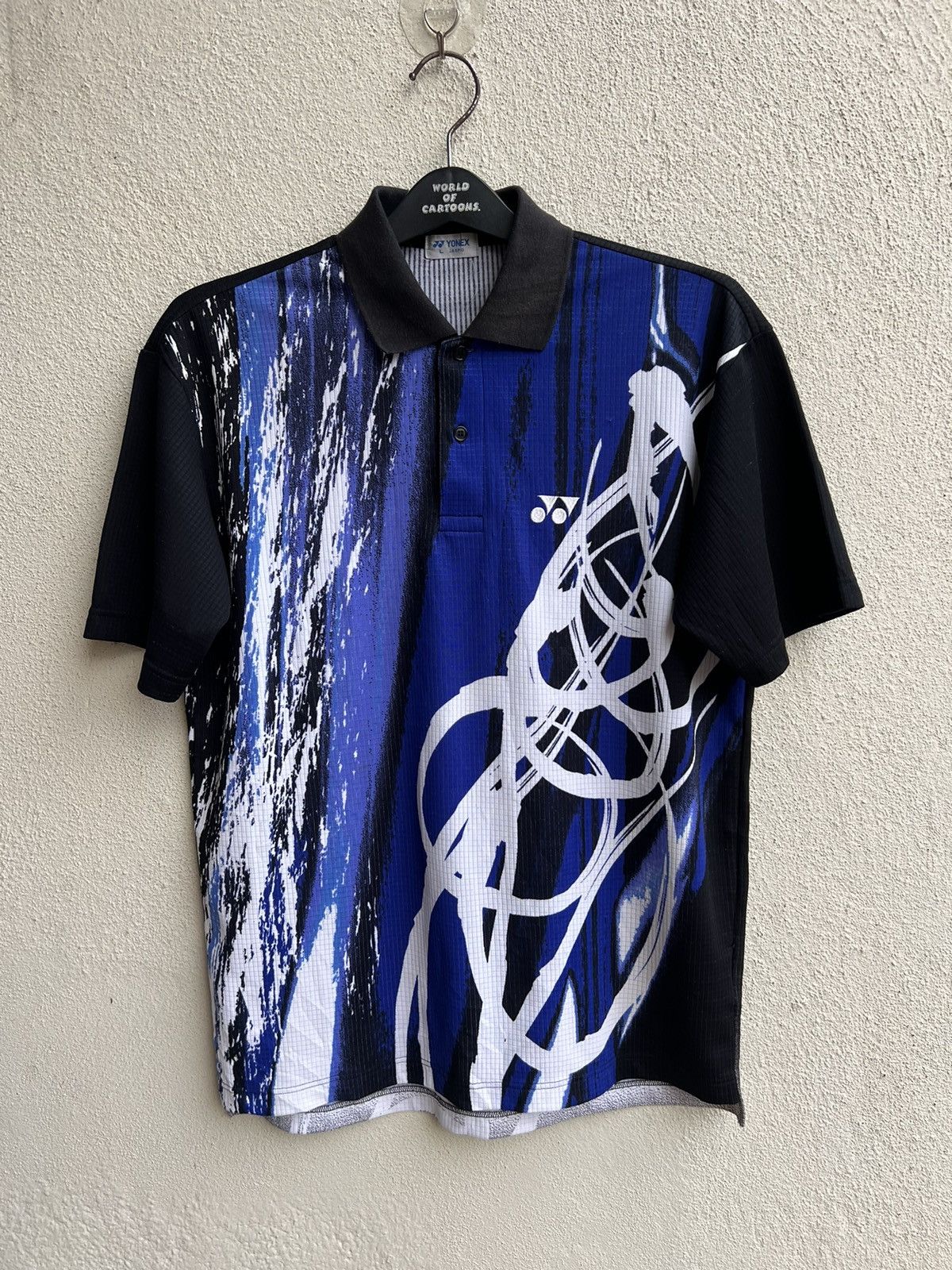 Vintage Vintage 90s Yonex Jersey Polo Shirt Size US L / EU 52-54 / 3 - 18 Thumbnail