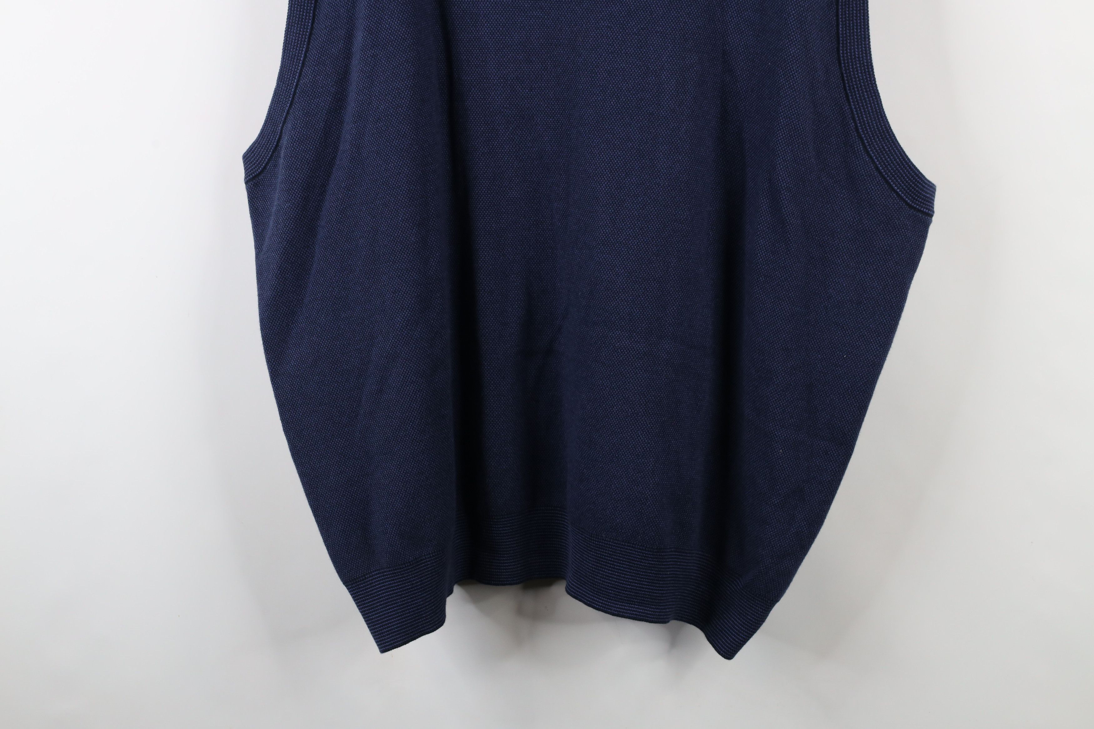 Vintage Deadstock Vintage 90s Streetwear Knit V-Neck Sweater Vest Size US XXL / EU 58 / 5 - 3 Thumbnail