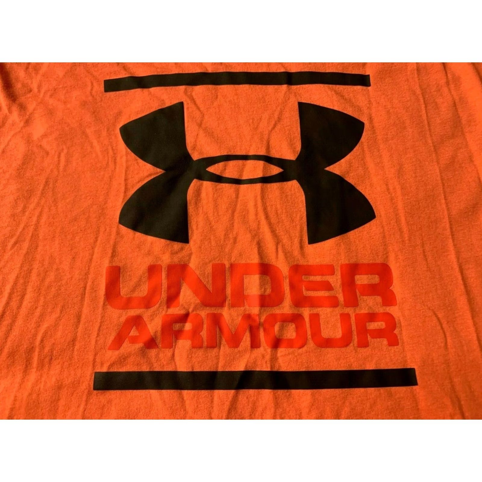 Under Armour Under Armour HeatGear Mens Training Shirt Jersey T-Shirt Tee XL Orange CrossFit Short Sleeve Size US XL / EU 56 / 4 - 3 Thumbnail