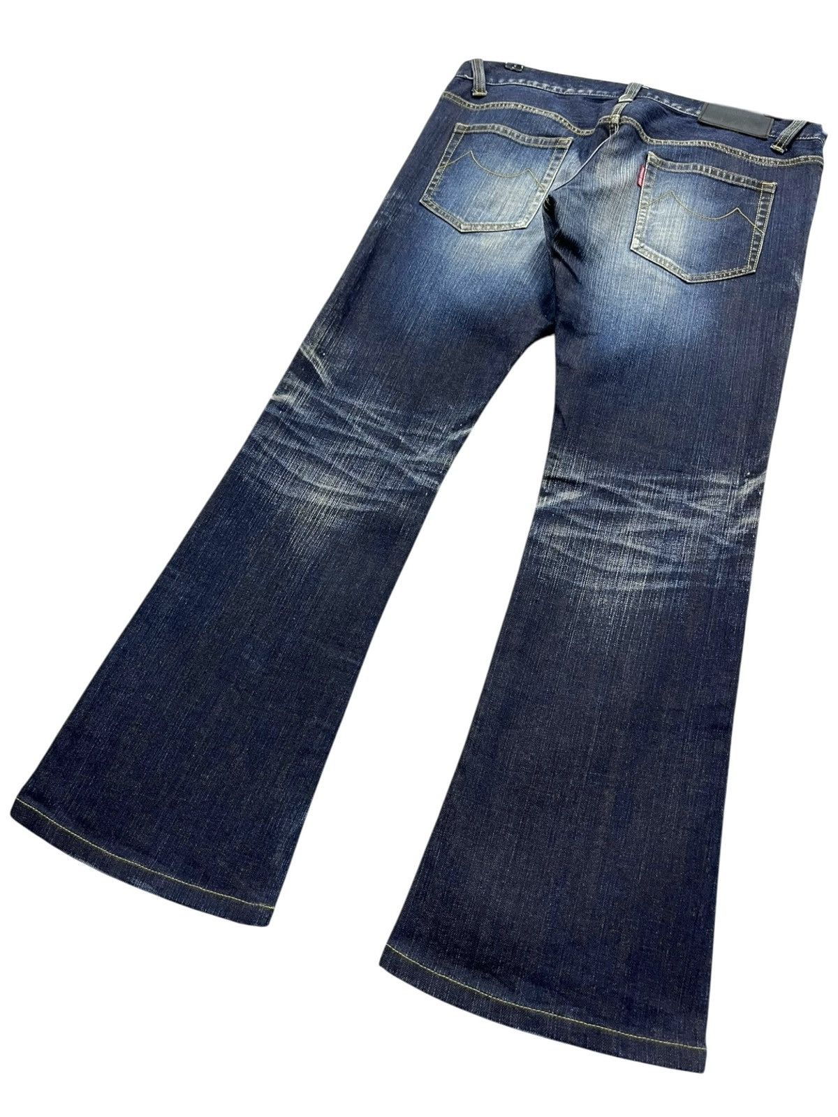 Tornado Mart TORNADO MART Blue Gemstone Inclusions Whiskers Punk Flare🔥 Size US 32 / EU 48 - 5 Thumbnail