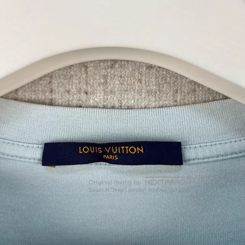 Louis Vuitton Louis Vuitton SS22 Logo printed gradient crew neck short s Size US XL / EU 56 / 4 - 4 Thumbnail