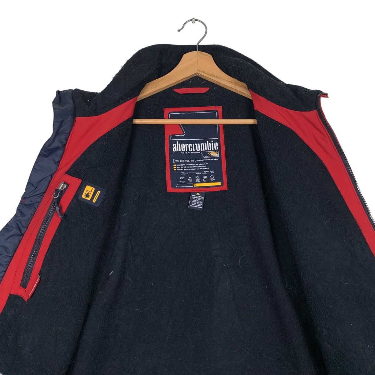 Abercrombie & Fitch ABERCROMBIE +1892 Mountain Outwear Red Jacket #0659-C30 Size US XL / EU 56 / 4 - 13 Thumbnail