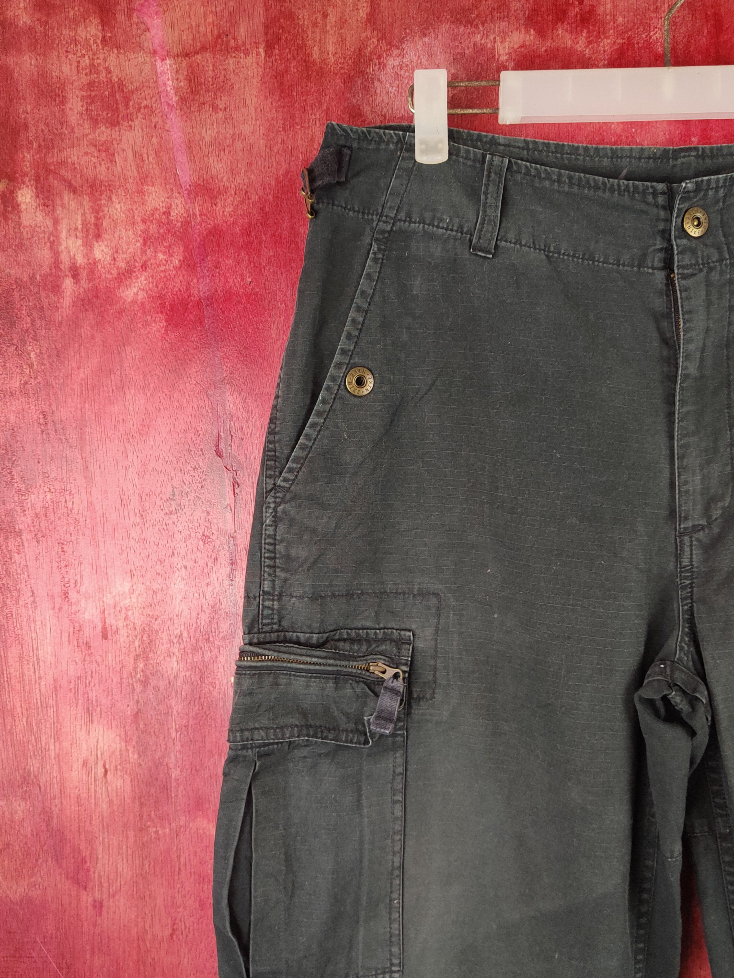 Nike DL Nike vtg faded Multipocket Tactical Cargo Pants #S1550 Size US 33 - 3 Thumbnail