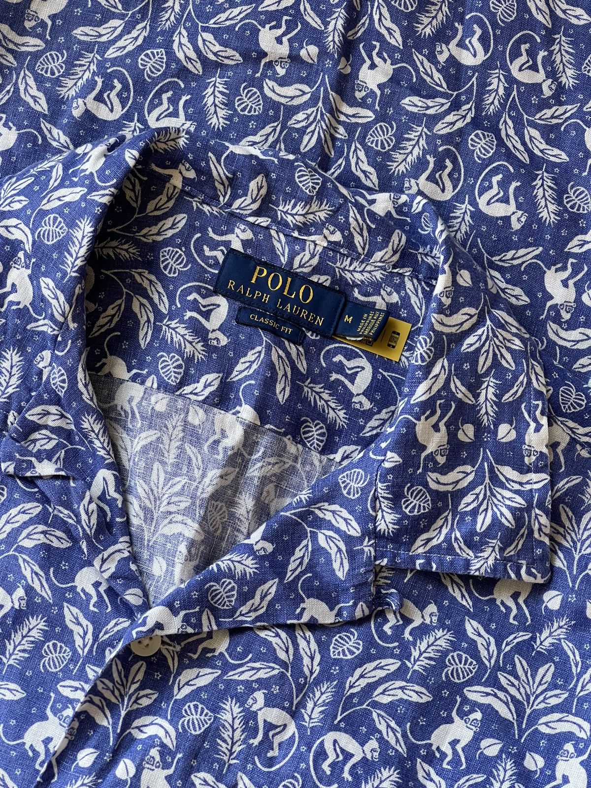 Polo Ralph Lauren Polo Ralph Lauren tropical inspired print linen Hawaii shirt Size US M / EU 48-50 / 2 - 5 Thumbnail