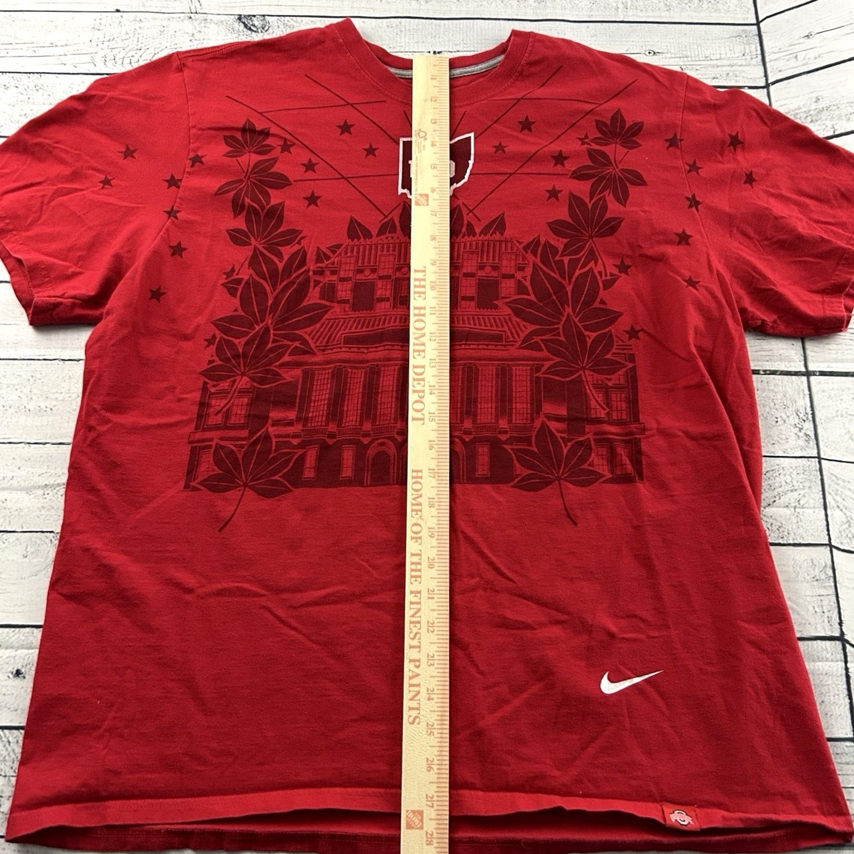 Nike Nike Ohio State Short Sleeve T Shirt Mens 2XL Red Size US XXL / EU 58 / 5 - 3 Thumbnail
