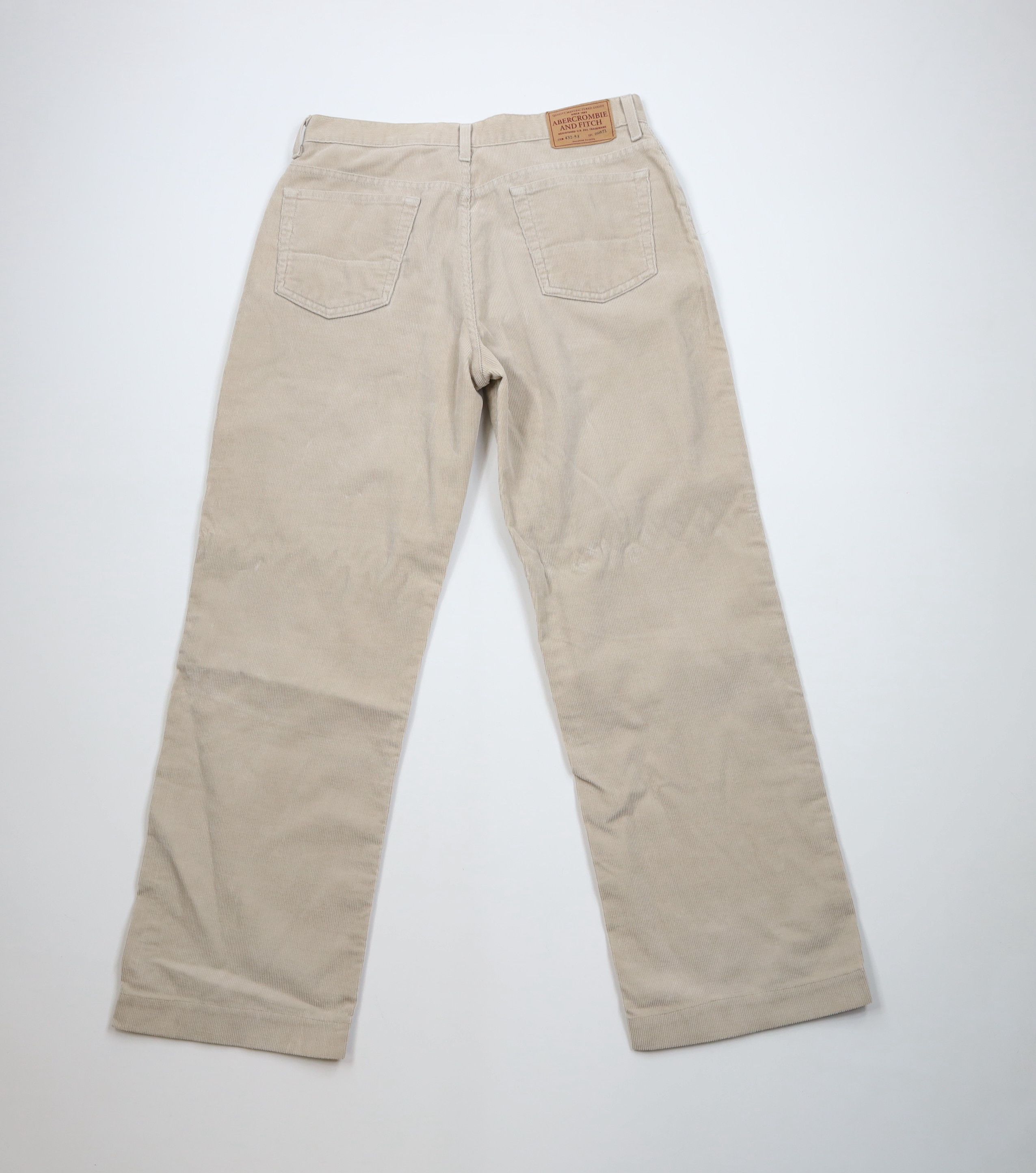 Abercrombie & Fitch Vintage 90s Abercrombie & Fitch Corduroy Pants Beige USA Size US 32 / EU 48 - 10 Thumbnail