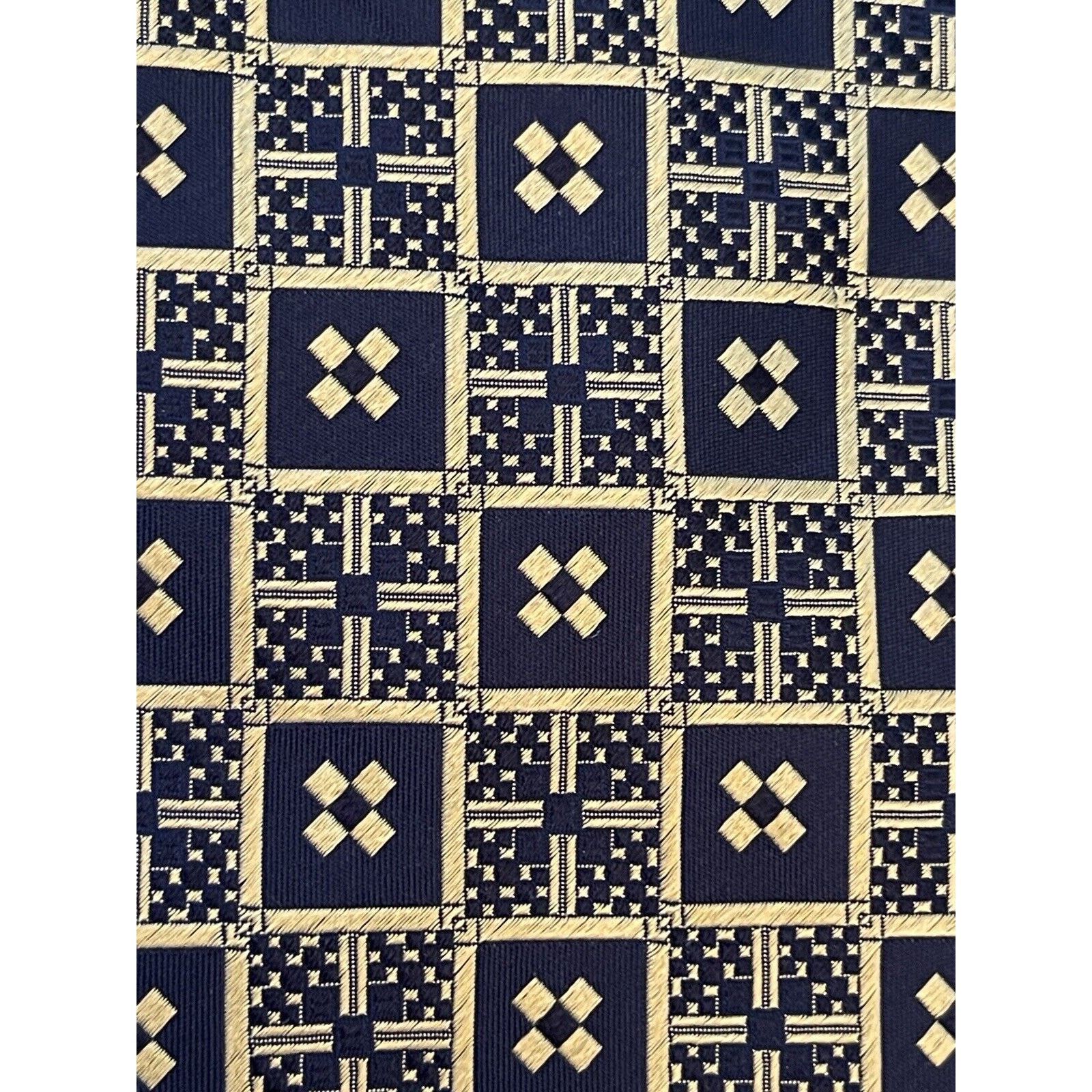 Other Belisi Gold 100% Silk Men’s Neck Tie Made In China Size ONE SIZE - 9 Thumbnail