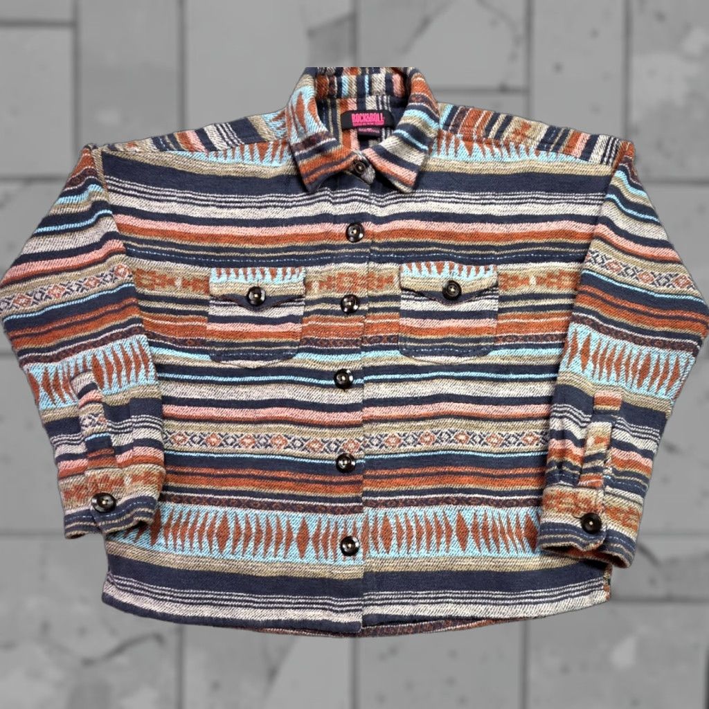 Denime Rock & Roll Shirt Jacket Multicolor Aztec S Rock & Roll Shirt Jacket Aztec Multicolor S Womens Size S / US 4 / IT 40 - 1 Thumbnail