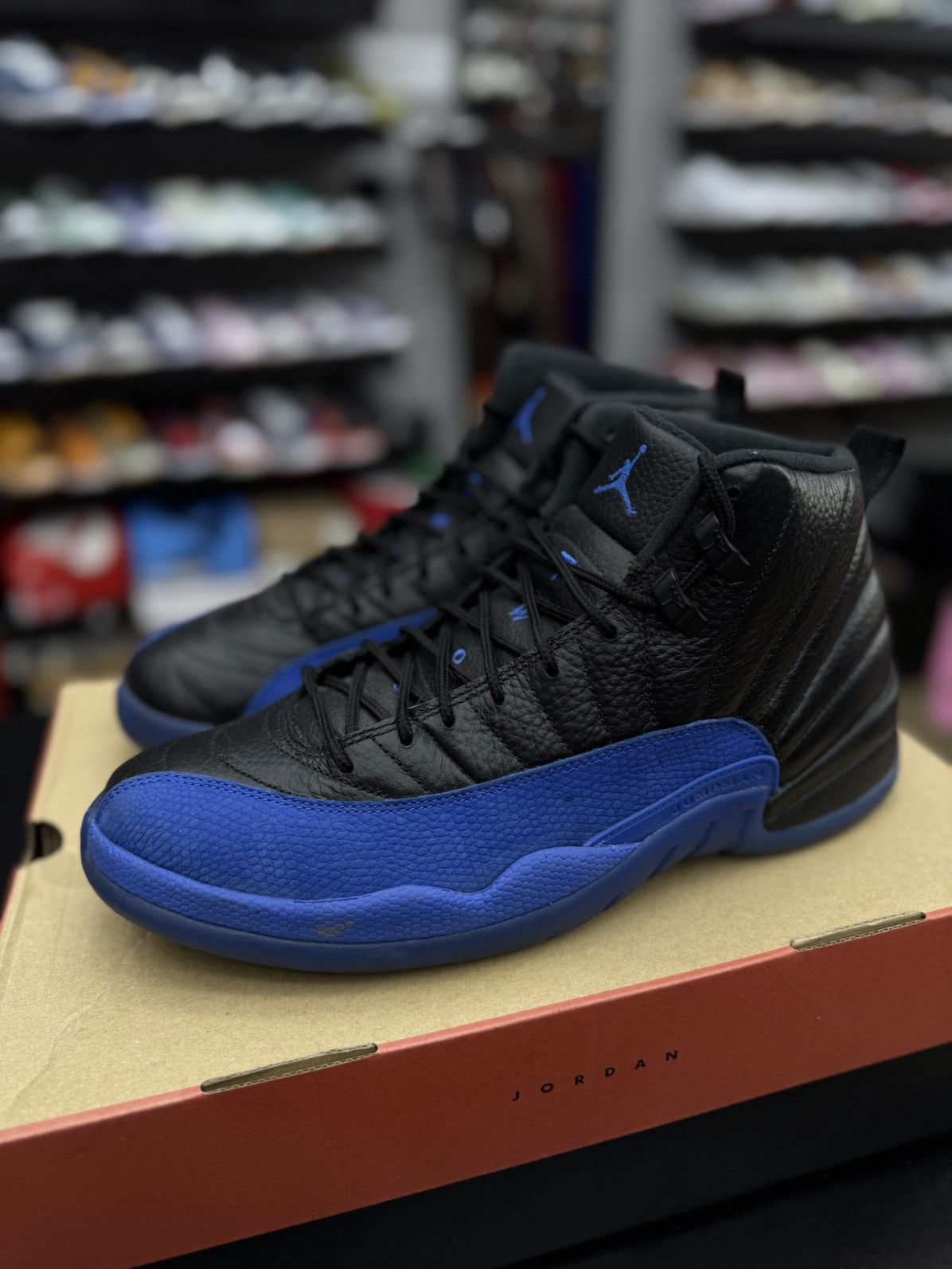 Jordan Brand × Nike Jordan 12 Blueberry Royal Blue Size 11.5 2019 Size US 11.5 / EU 44-45 - 4 Thumbnail