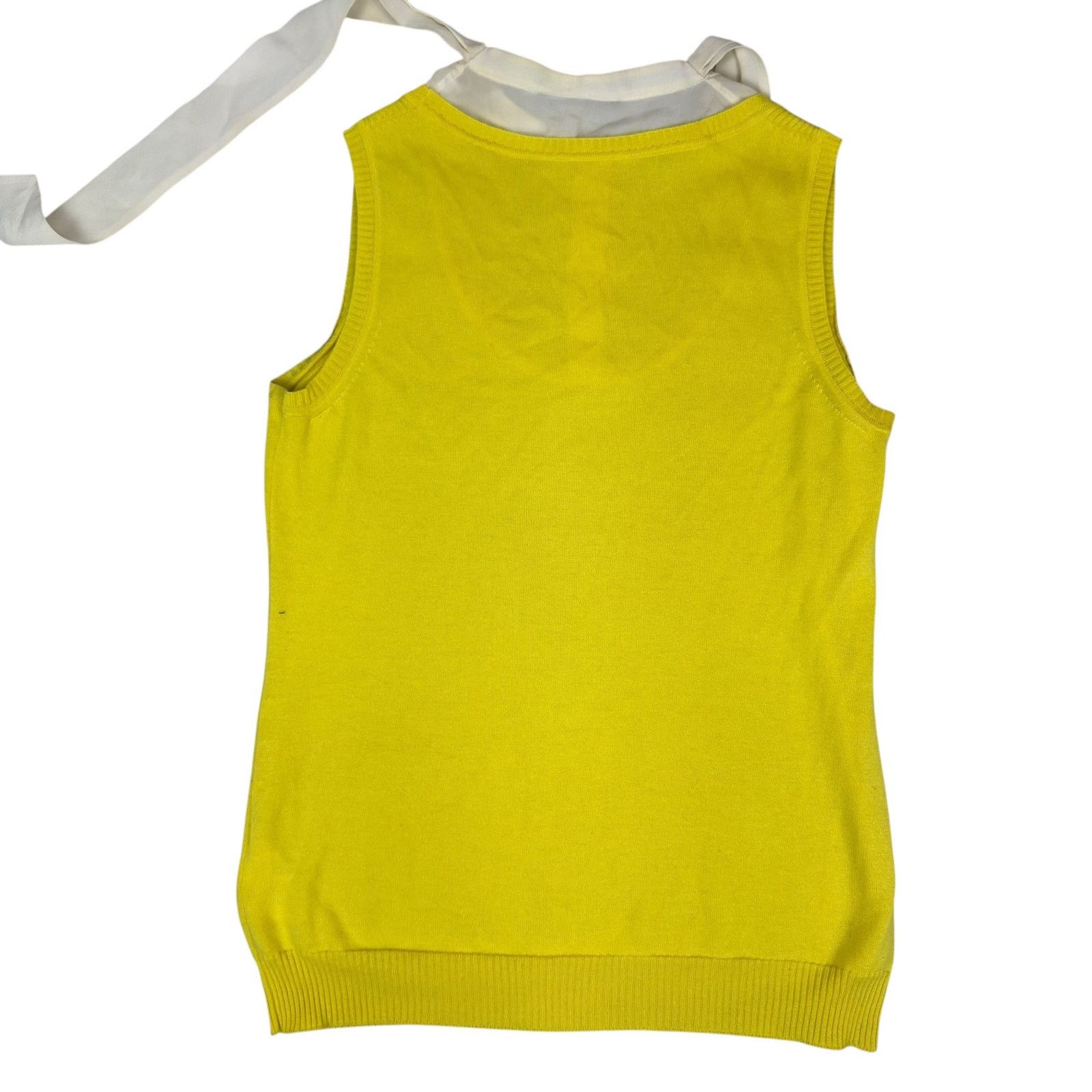 Gucci × Japanese Brand Gucci Womens Cream Yellow Knitted Sleeveless Sweater Medium Size M / US 6-8 / IT 42-44 - 7 Thumbnail