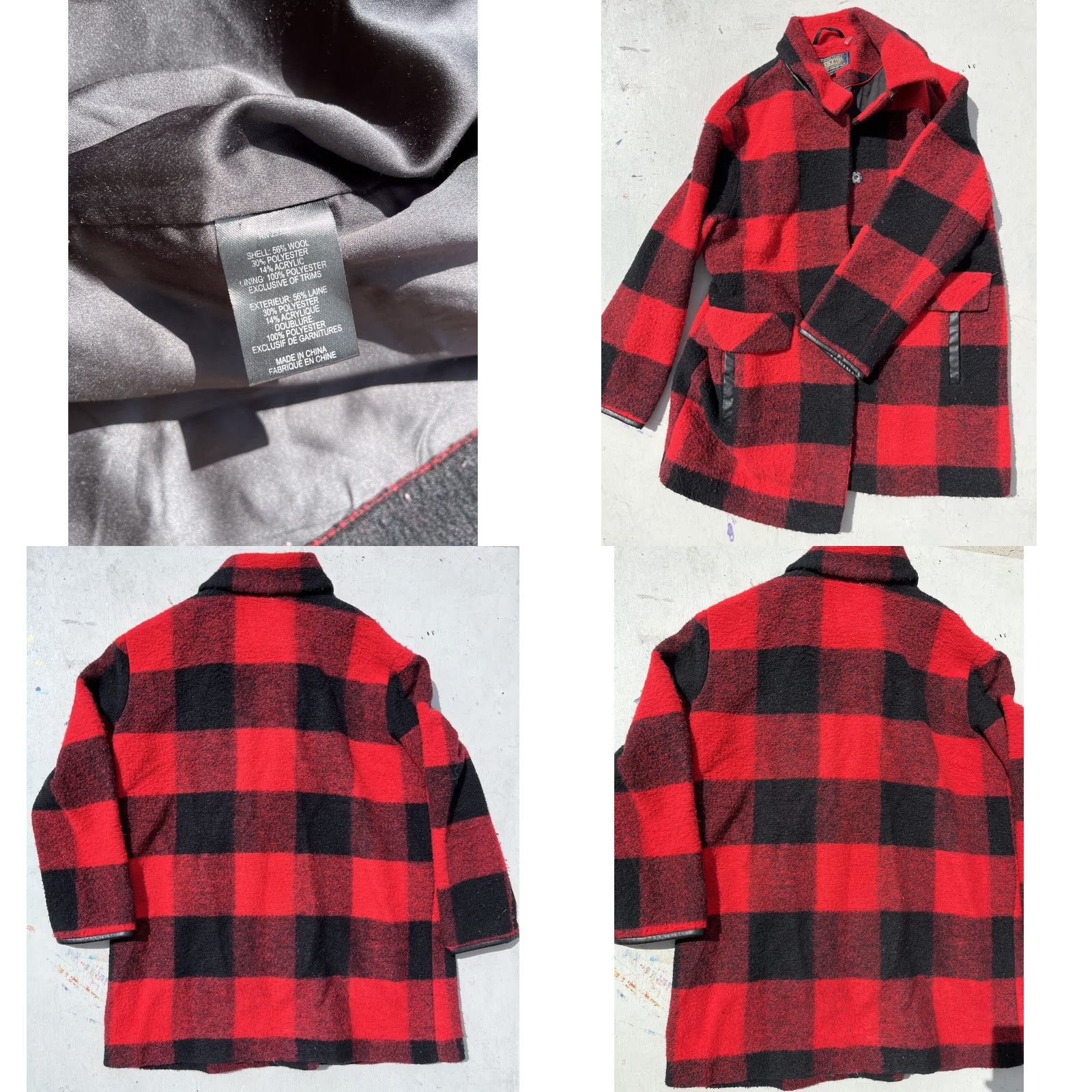 Pendleton VINTAGE Pendleton Women's Jacket Plaid Buffalo Lined Wool Snap City Lumber Bloke Jacket Size L / US 10 / IT 46 - 8 Thumbnail