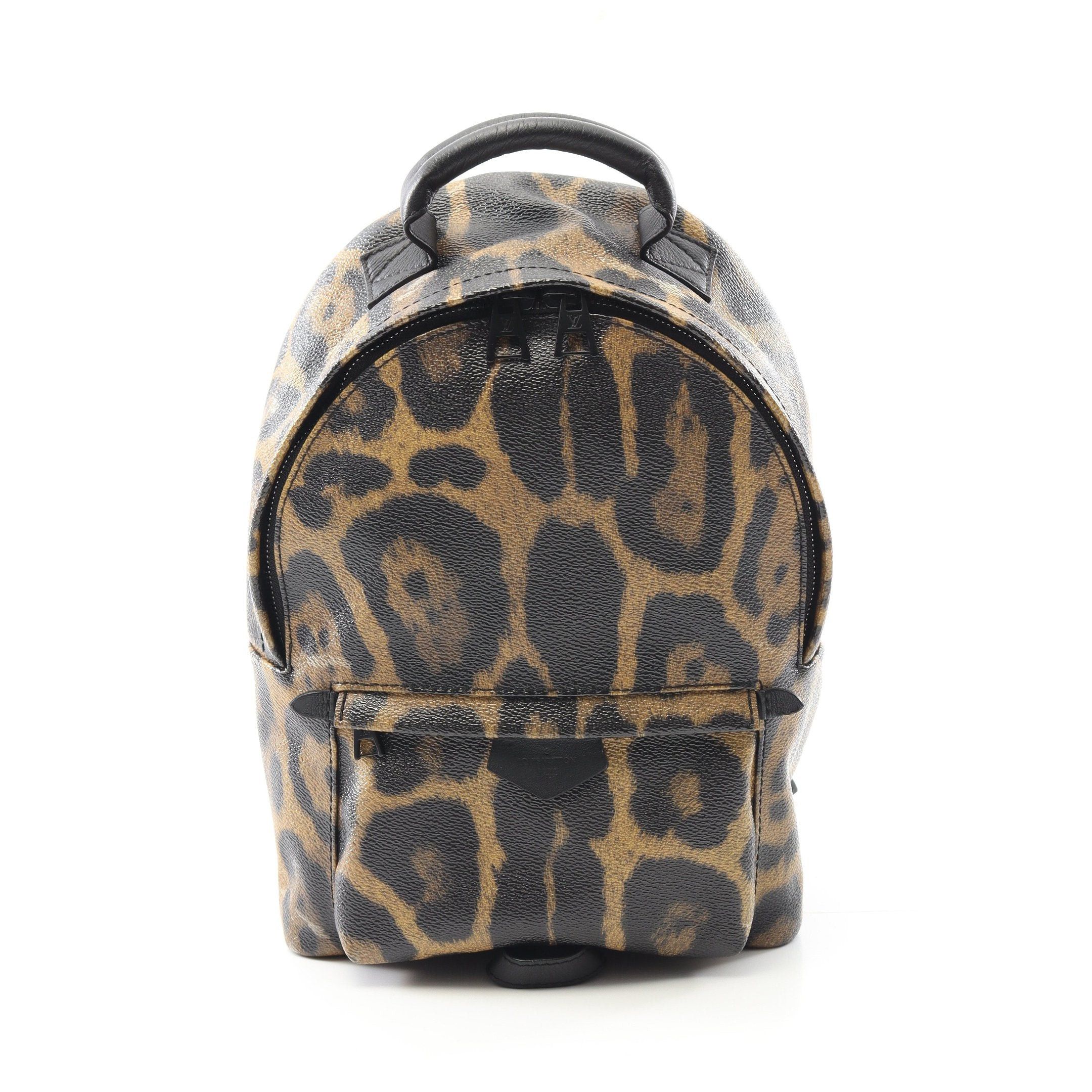 Louis Vuitton Louis Vuitton Palm Springs Pm Backpack Rucksack Leather Yellow Brown Black Size ONE SIZE - 1 Thumbnail