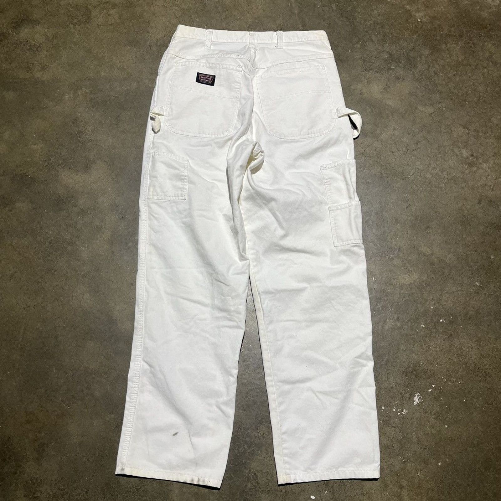 Vintage Vintage Y2k Keystone White Workwear Painter Pants 32x31 Size US 32 / EU 48 - 4 Thumbnail