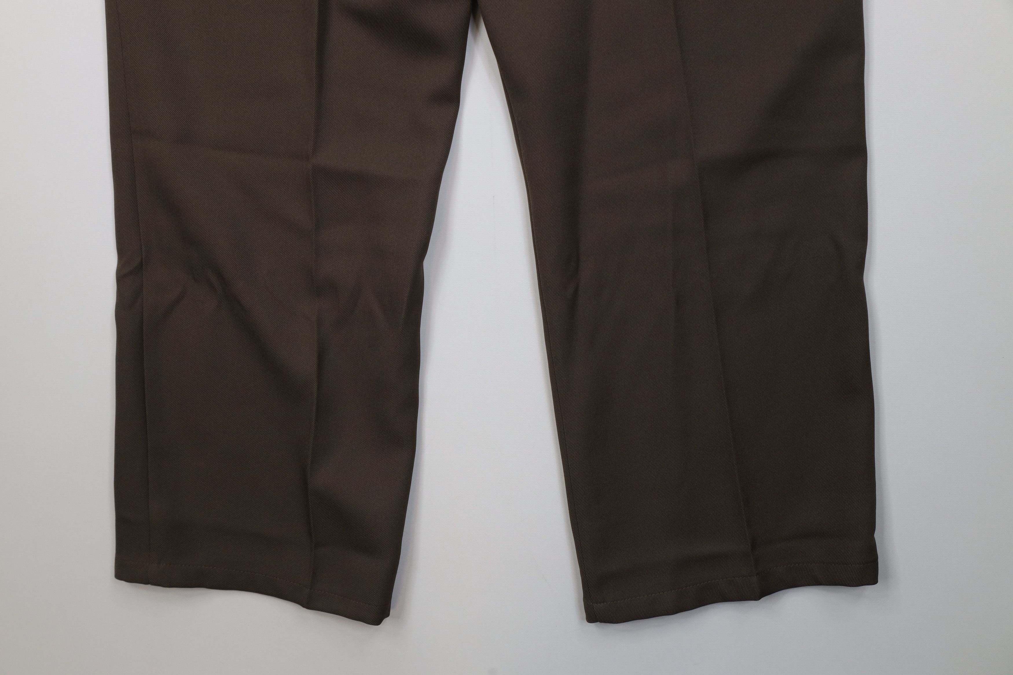 Vintage Vintage 90s Streetwear Flared Wide Leg Chino Pants Brown Size US 38 / EU 54 - 11 Thumbnail