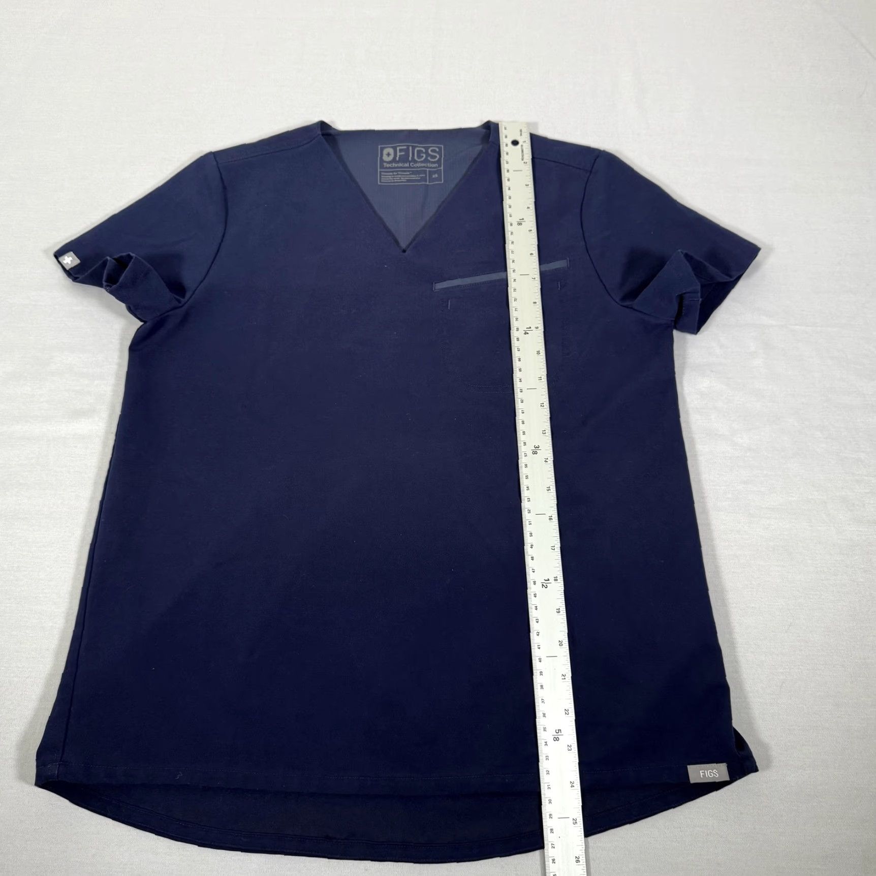 Vintage Figs Scrub Set Navy XS Technical Collection Jogger Pants Top Medical Womens Size XS / US 0-2 / IT 36-38 - 5 Thumbnail