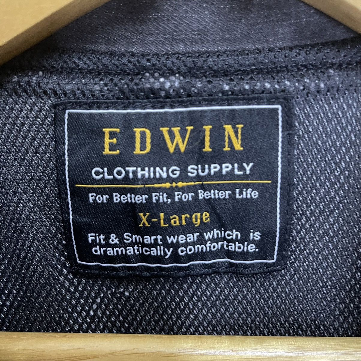 Edwin × Vintage RIOT🔥Edwin Double Collar Denim Jacket Size US M / EU 48-50 / 2 - 16 Thumbnail