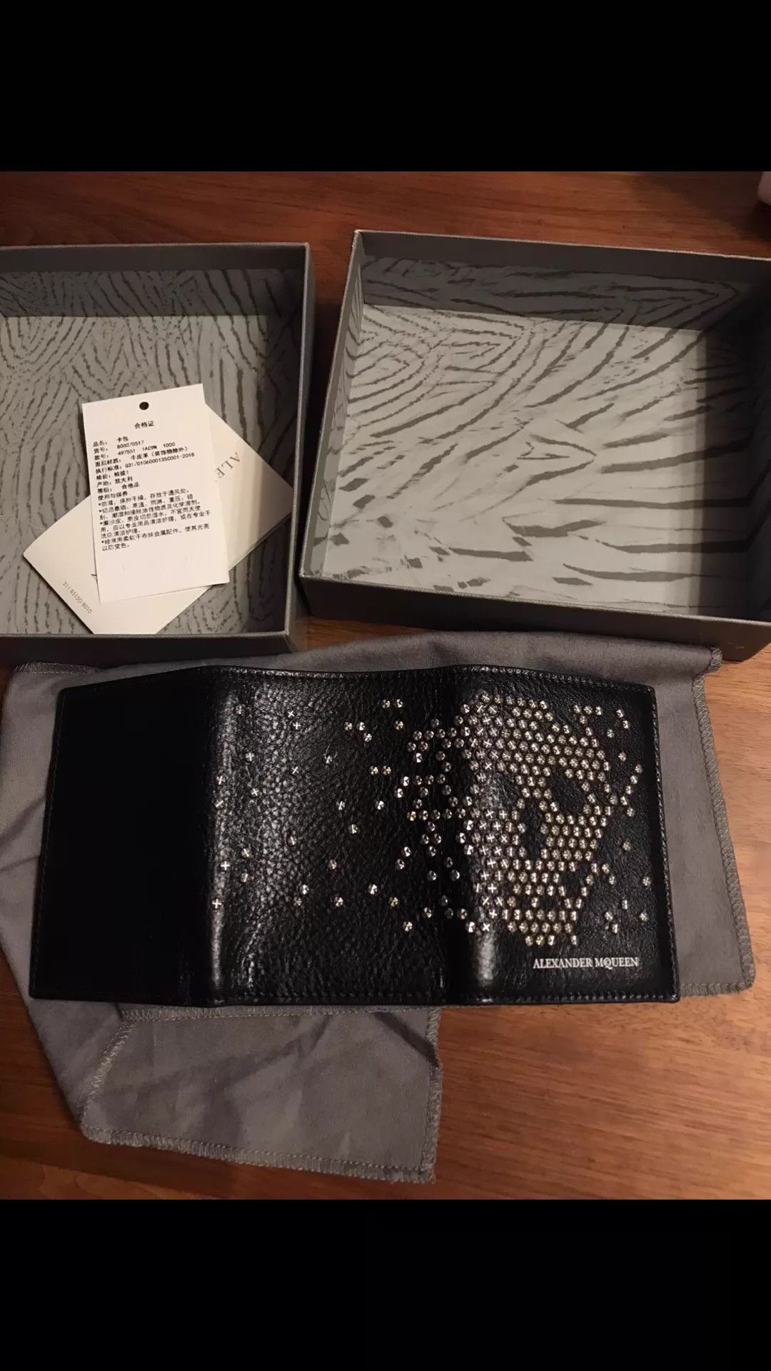 Alexander McQueen Alexander McQueen New Studded Skull Tote Wallet Size ONE SIZE - 7 Thumbnail