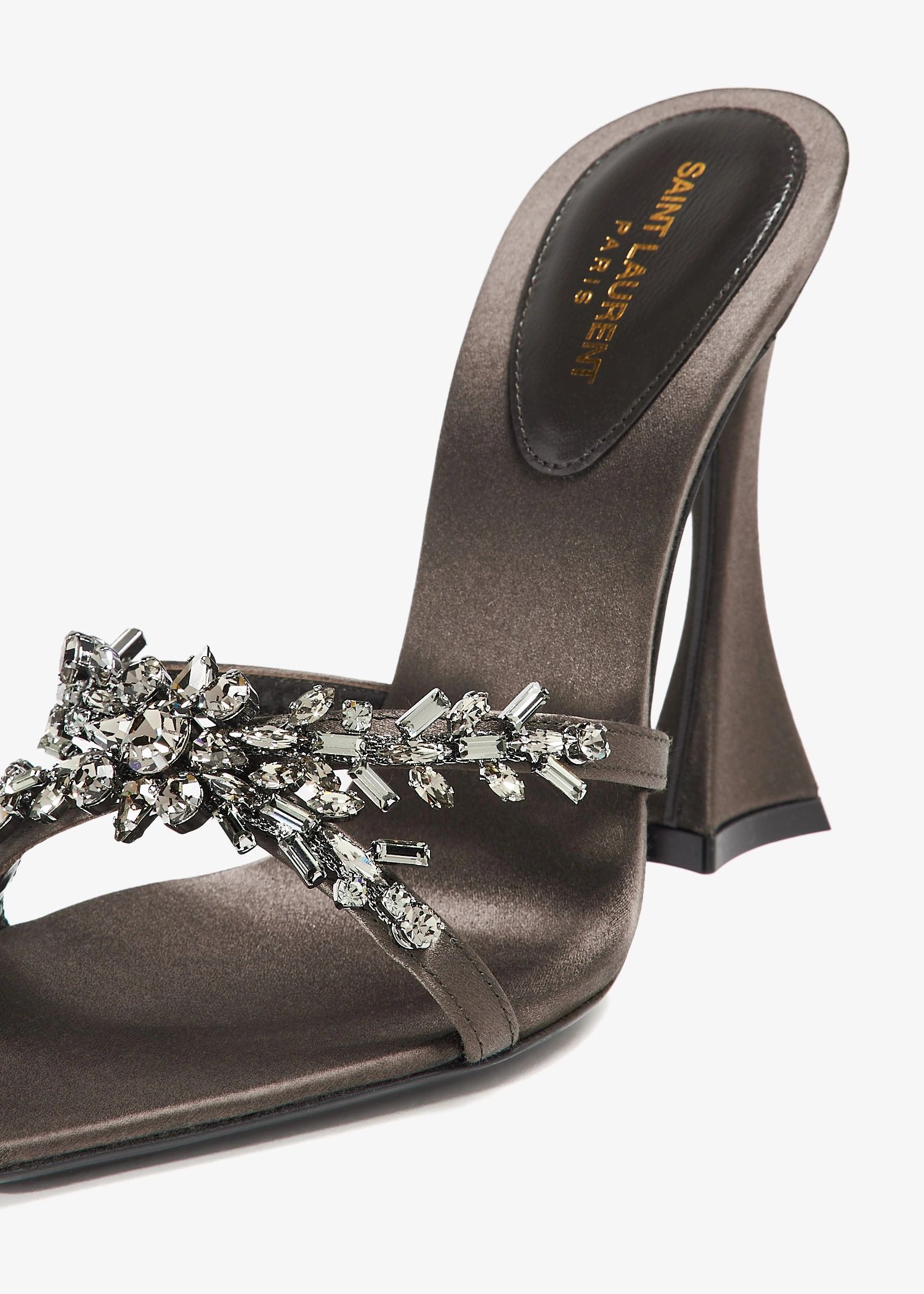 Saint Laurent Paris o1bcso1str1225 Sandals in Dark Brown Size US 8 / IT 38 - 3 Thumbnail