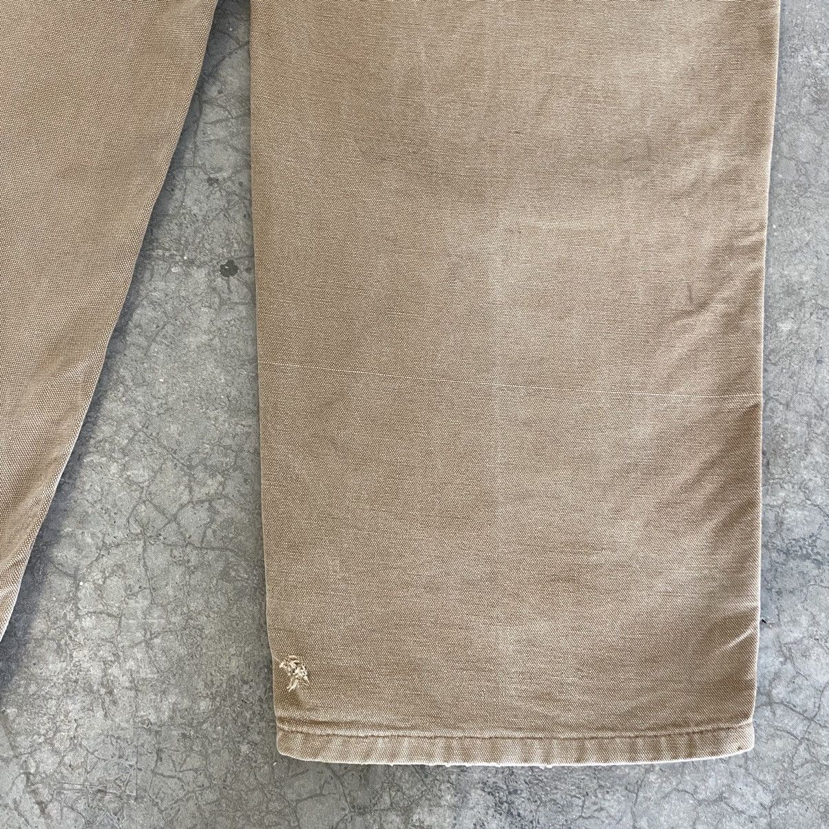 Carhartt Vintage Carhartt Faded Tan Dirty Carpenter Workwear Pants Size US 36 / EU 52 - 20 Thumbnail