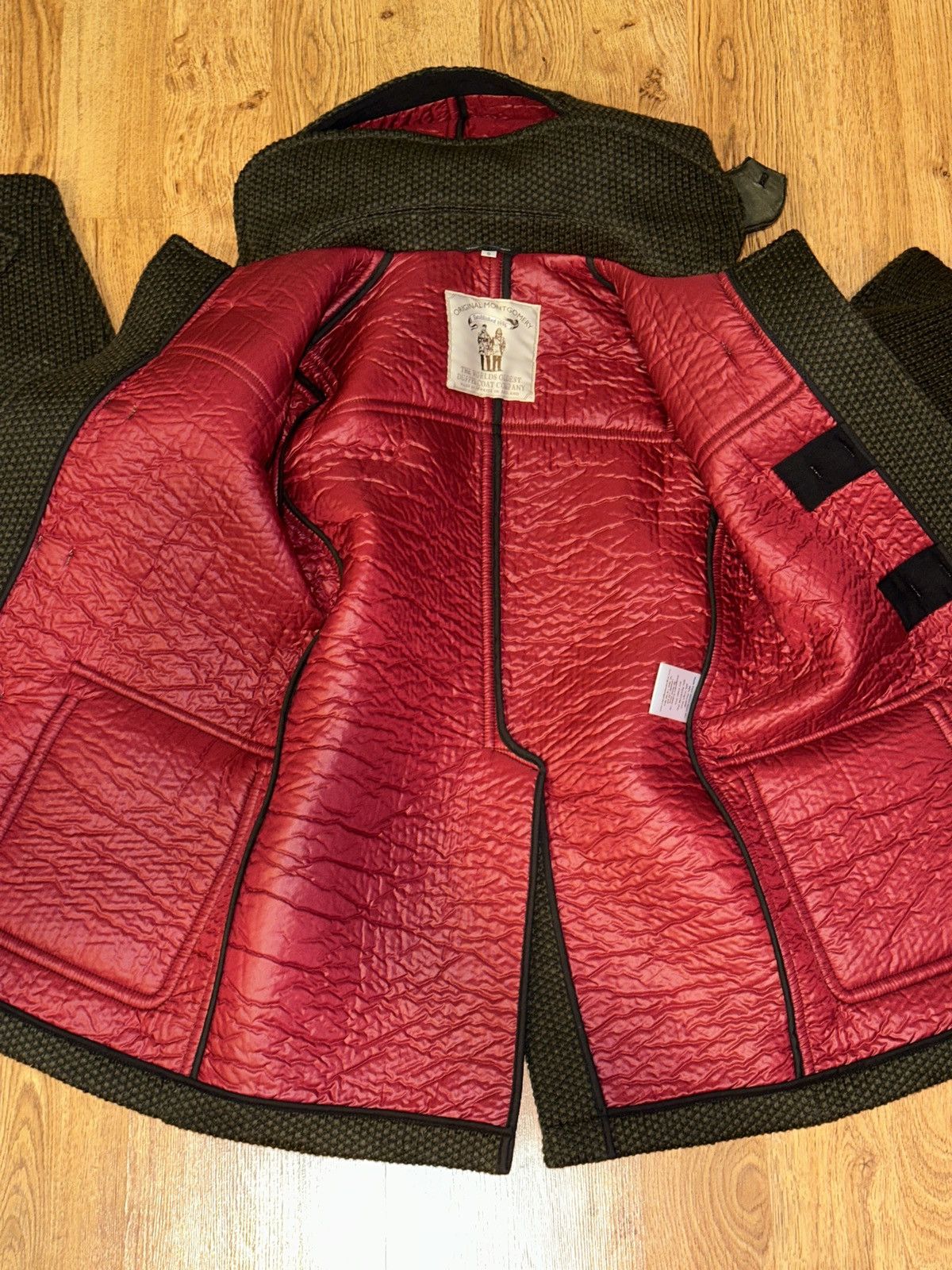 Original Montgomery Original Montgomery Wool Duffle Hooded Coat Made In England Size US S / EU 44-46 / 1 - 6 Thumbnail
