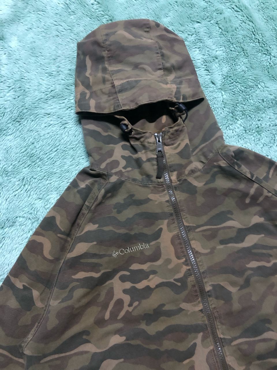 Columbia × Vintage VINTAGE COLUMBIA CAMOUFLAGE HOODED JACKET GOPCORE Size US M / EU 48-50 / 2 - 4 Thumbnail