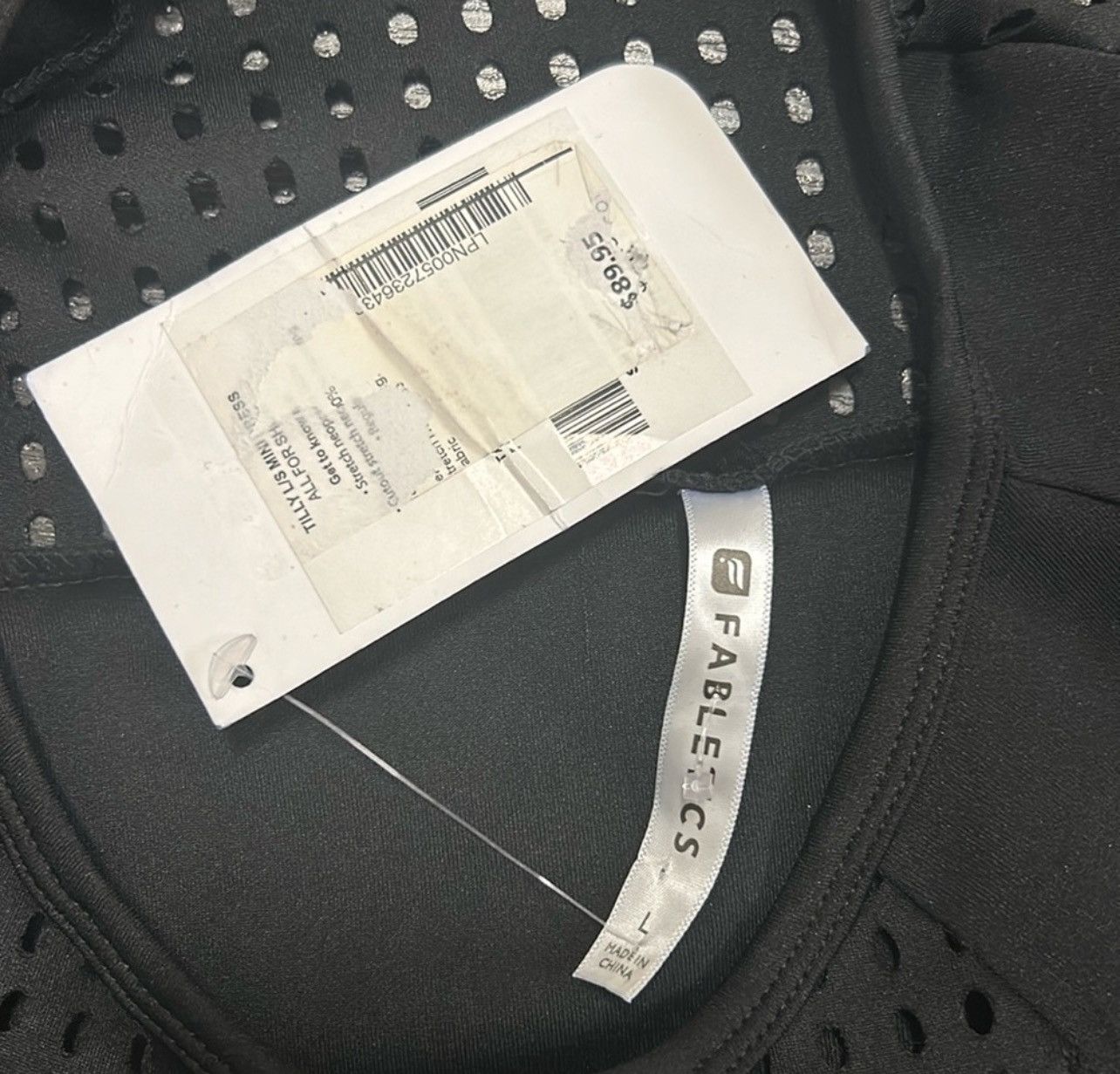 Fabletics Fabletics Tilly Neoprene Black Sweatshirt Mini Dress‎ - L Size L / US 10 / IT 46 - 5 Thumbnail