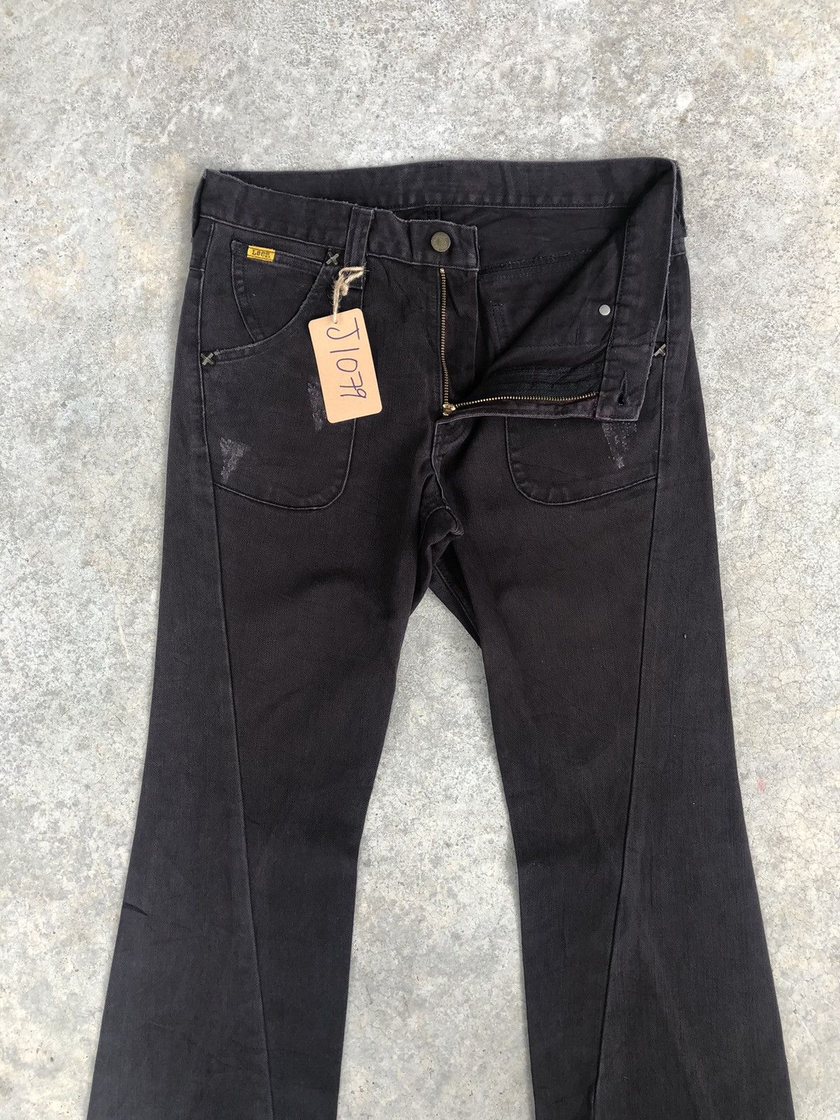Lee Japanese Lee Flared Jeans Distressed Jeans Size US 32 / EU 48 - 4 Thumbnail