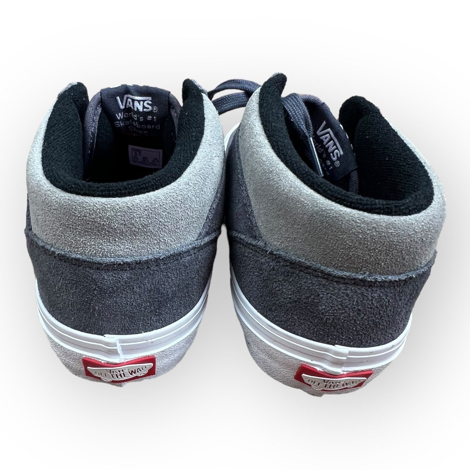 Vans VANS Half Cab Pro Sneakers - Periscope Grey and White Suede Size US 6.5 / EU 39-40 - 13 Thumbnail
