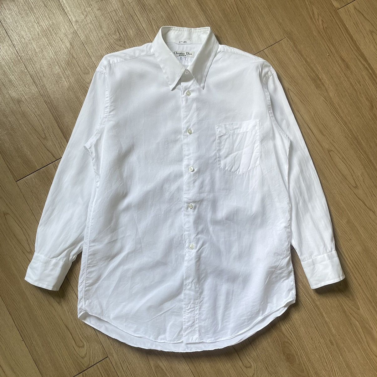 Christian Dior Monsieur ARCHIVE CHRISTIAN DIOR MONSIEUR WHITE SHIRT LONG SLEEVE Size US M / EU 48-50 / 2 - 1 Thumbnail
