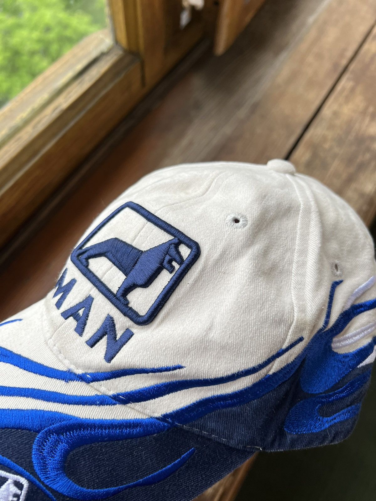 Vintage Vintage Trucker Hat Y2K Man Racing Cap Size ONE SIZE - 4 Thumbnail