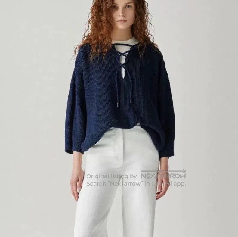Loro Piana Loro Piana Women's Navy Hooded Knit. Size US S / EU 44-46 / 1 - 2 Thumbnail