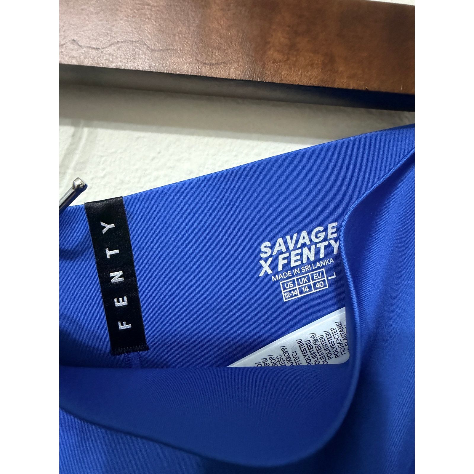 Fenty NWT Savage x Fenty Hotline High Waist Blue Legging Sz 12-14 Size 34" / US 12 / IT 48 - 4 Thumbnail