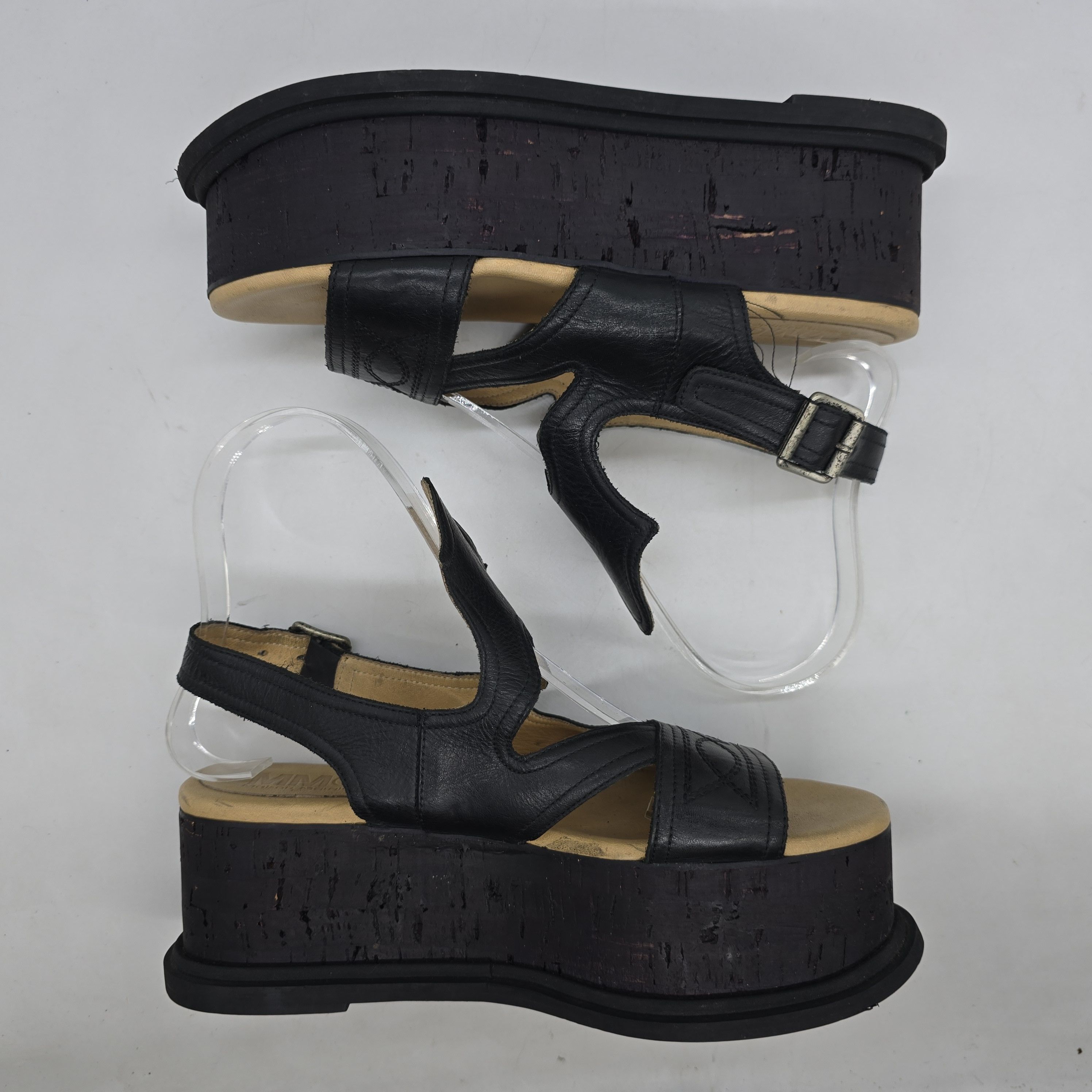 Maison Margiela Maison Margiela MM6 - Cut Out Platform Sandals Size US 6 / IT 36 - 6 Thumbnail