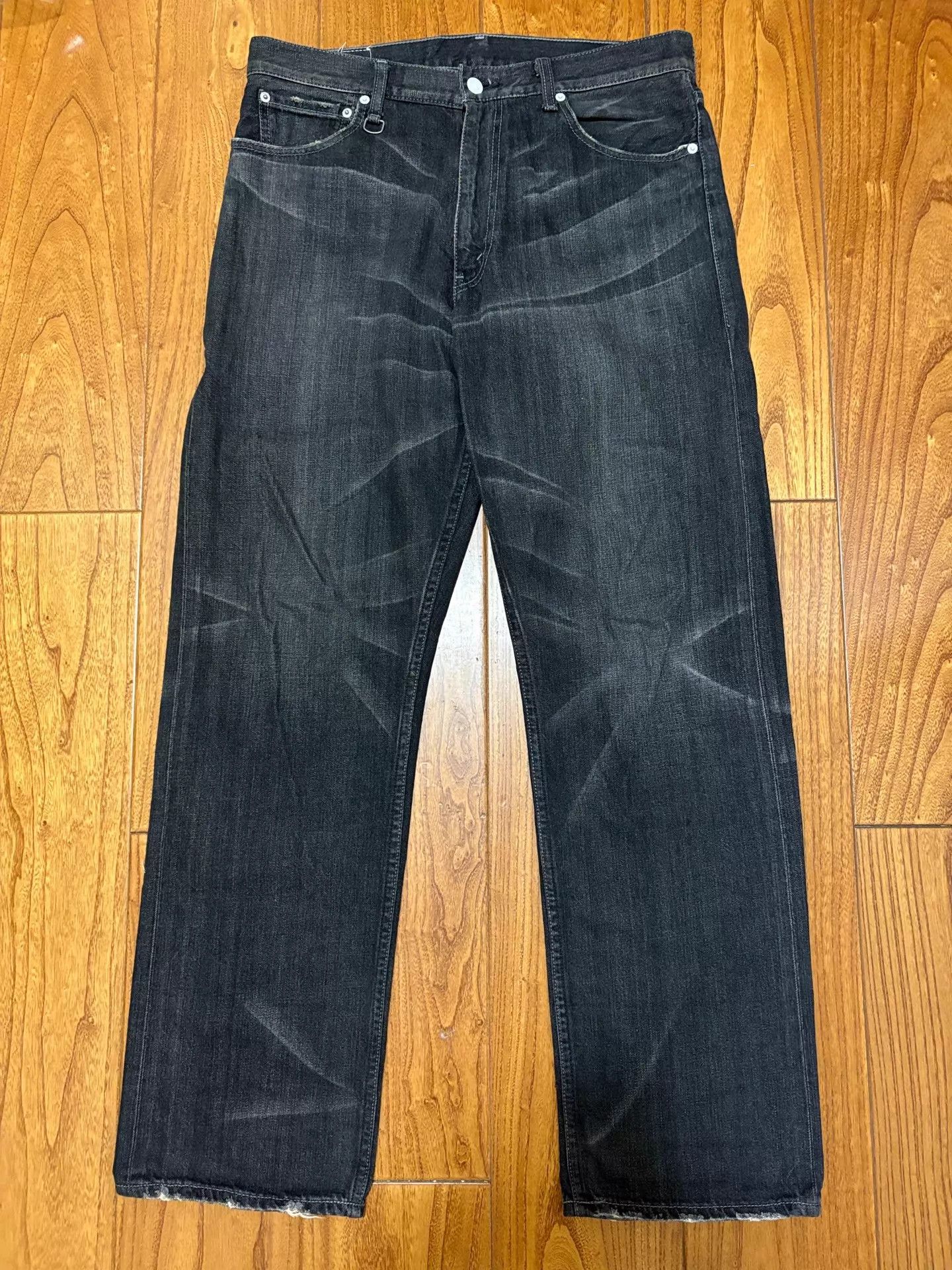 Levi's LEVIS FENOM White Button Heavy Wash 505 Jeans W34 Size US 34 / EU 50 - 1 Thumbnail