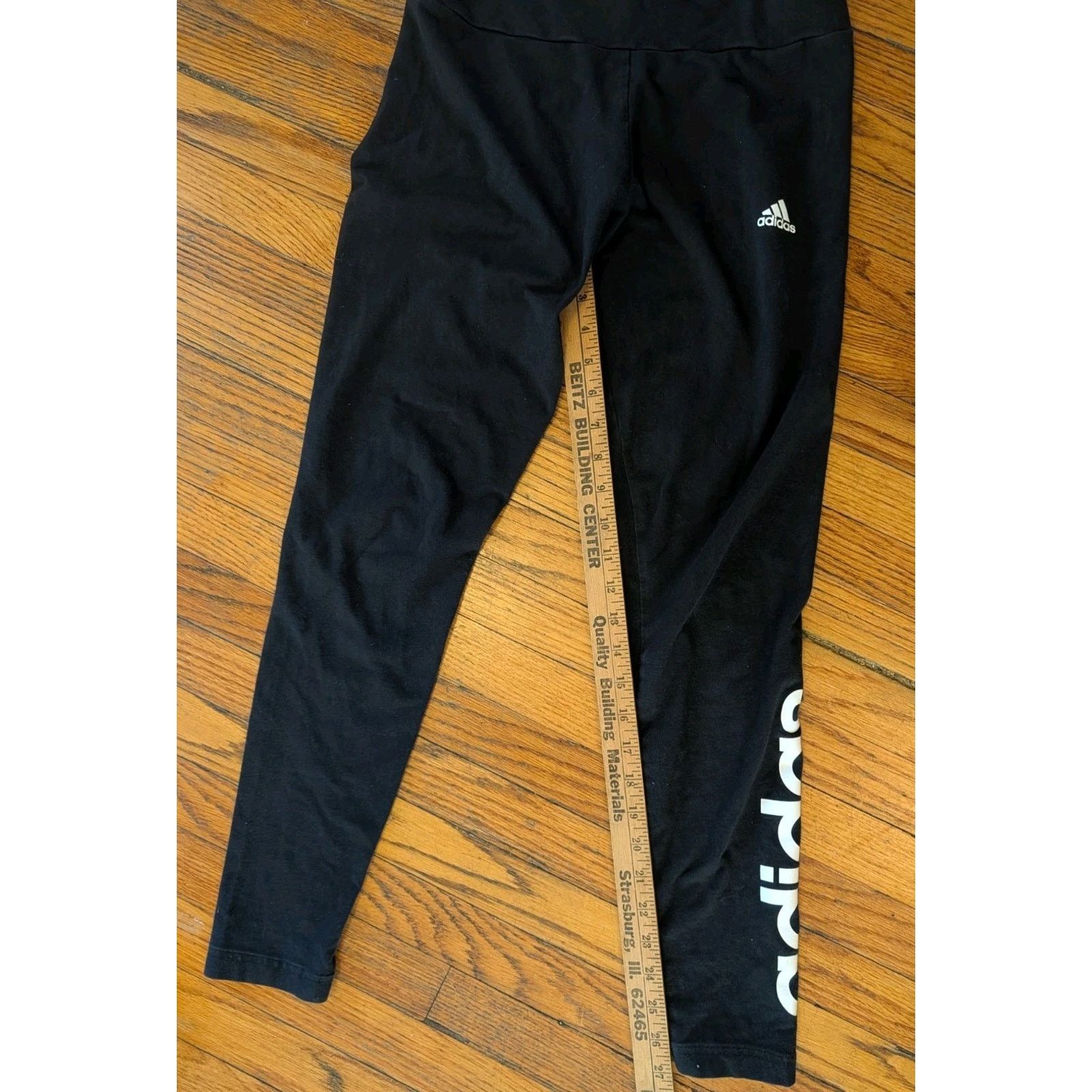 Adidas Adidas Black Leggings Women's Medium Size 30" / US 8 / IT 44 - 6 Thumbnail