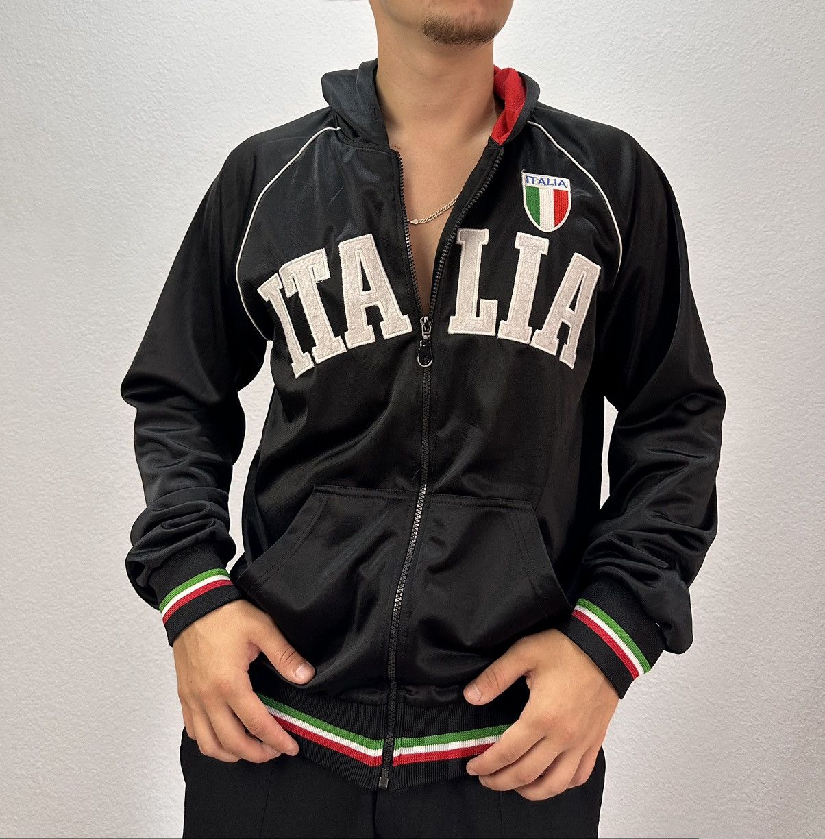 Italic Vintage Zip Hoodie Italy blockcore faded sk8 y2k Size US XL / EU 56 / 4 - 2 Thumbnail