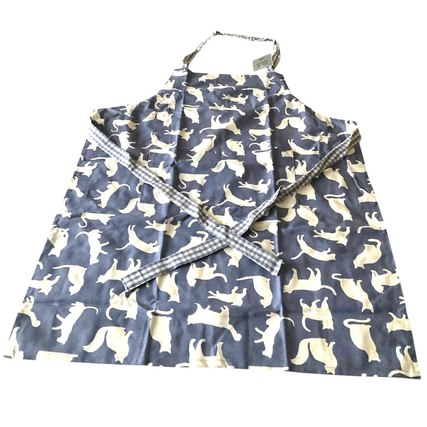 Other Apron Full Chef Light Blue Cats Kittens NWT Size US 7 / EU 40 - 3 Thumbnail