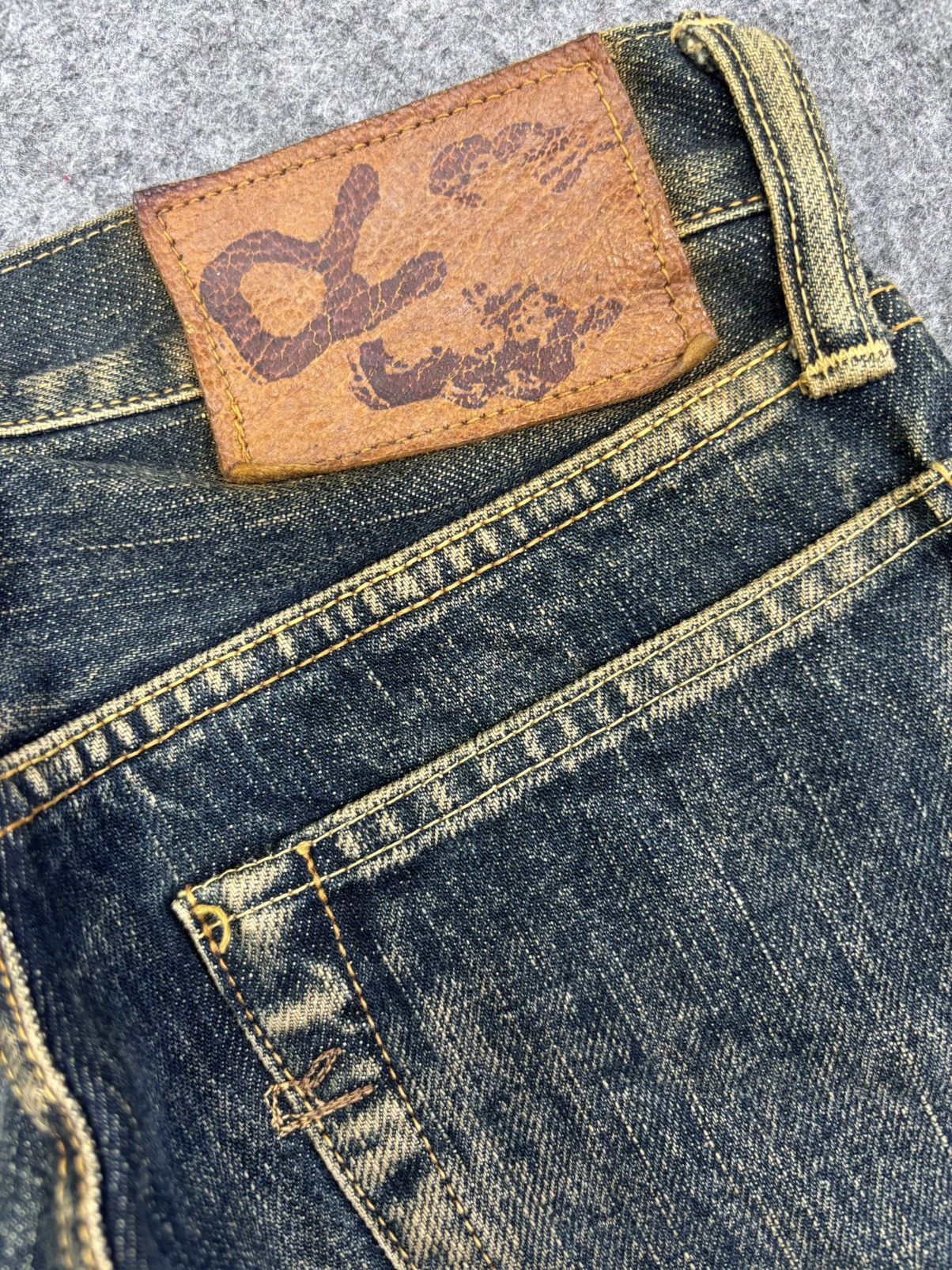 45rpm 💥W25 Insane 90s💥Mud Wash 45rpm Japan Sturdy Denim F879 Size US 26 / EU 42 - 10 Thumbnail