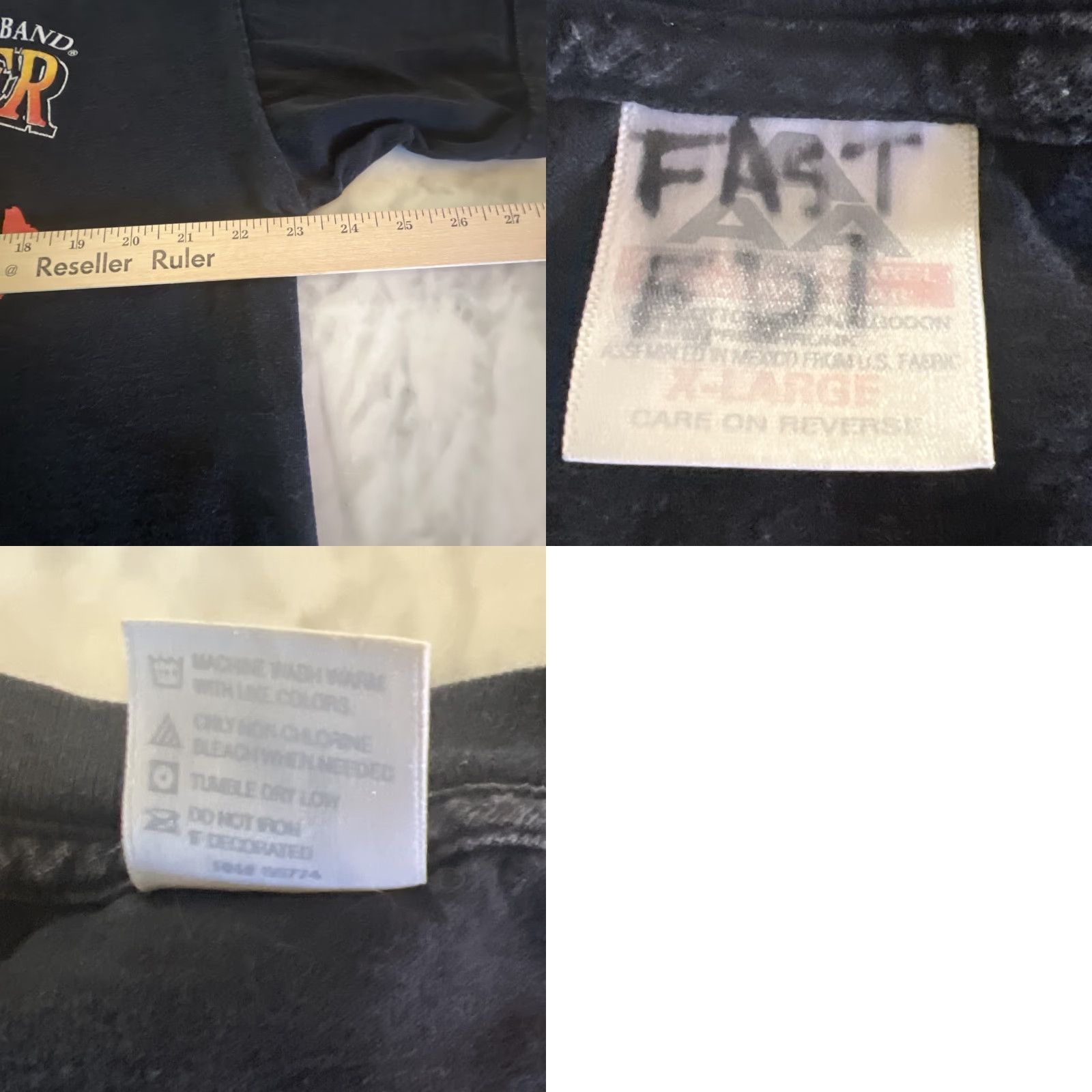 AAA VINTAGE Charlie Daniels Band Tour Shirt Men’s 2XL Short Sleeve Black Graphic Tee Double Sided 2000s Mens Size US XXL / EU 58 / 5 - 9 Thumbnail
